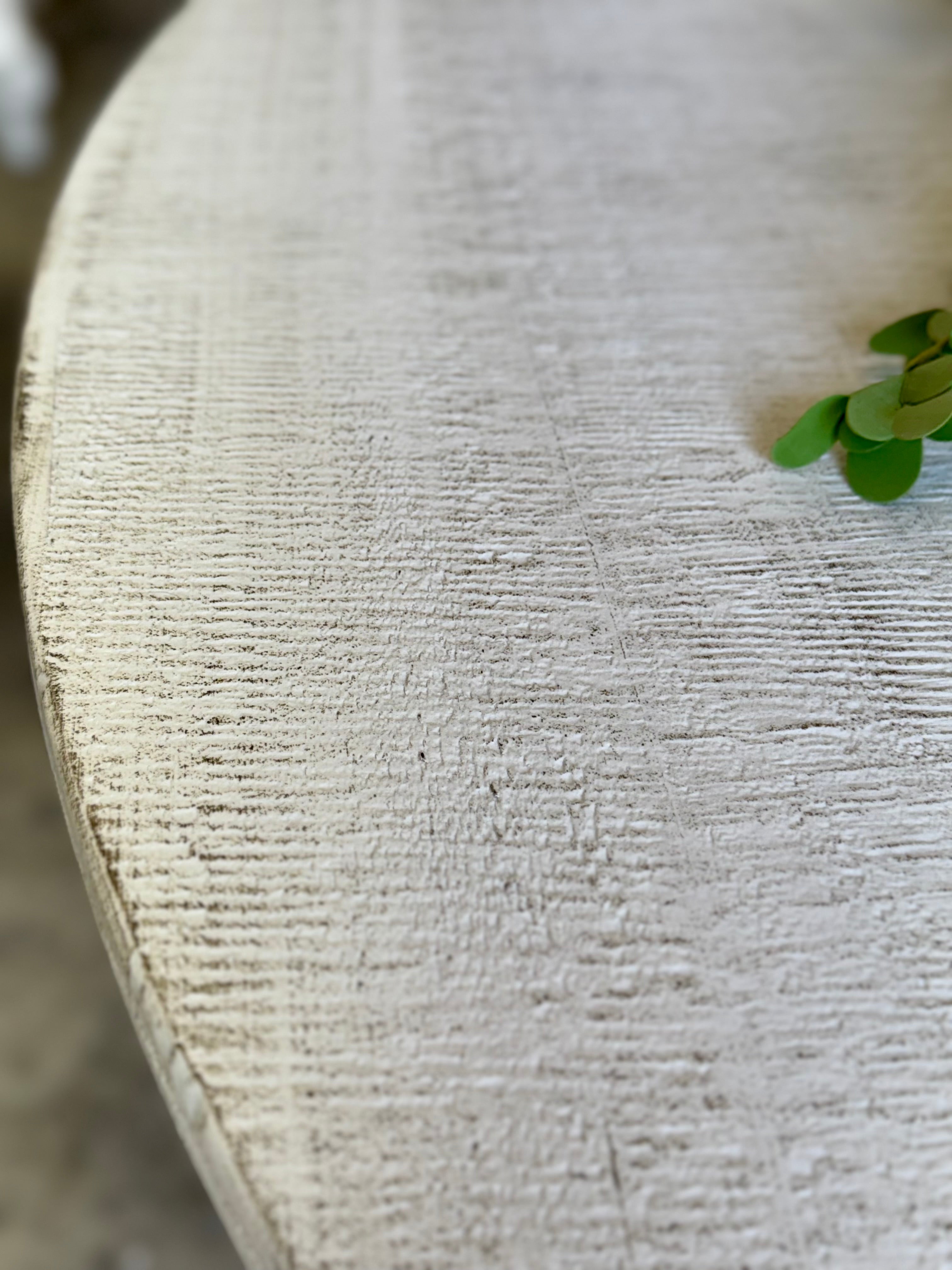 Callie 48" Round Table-White Wheat