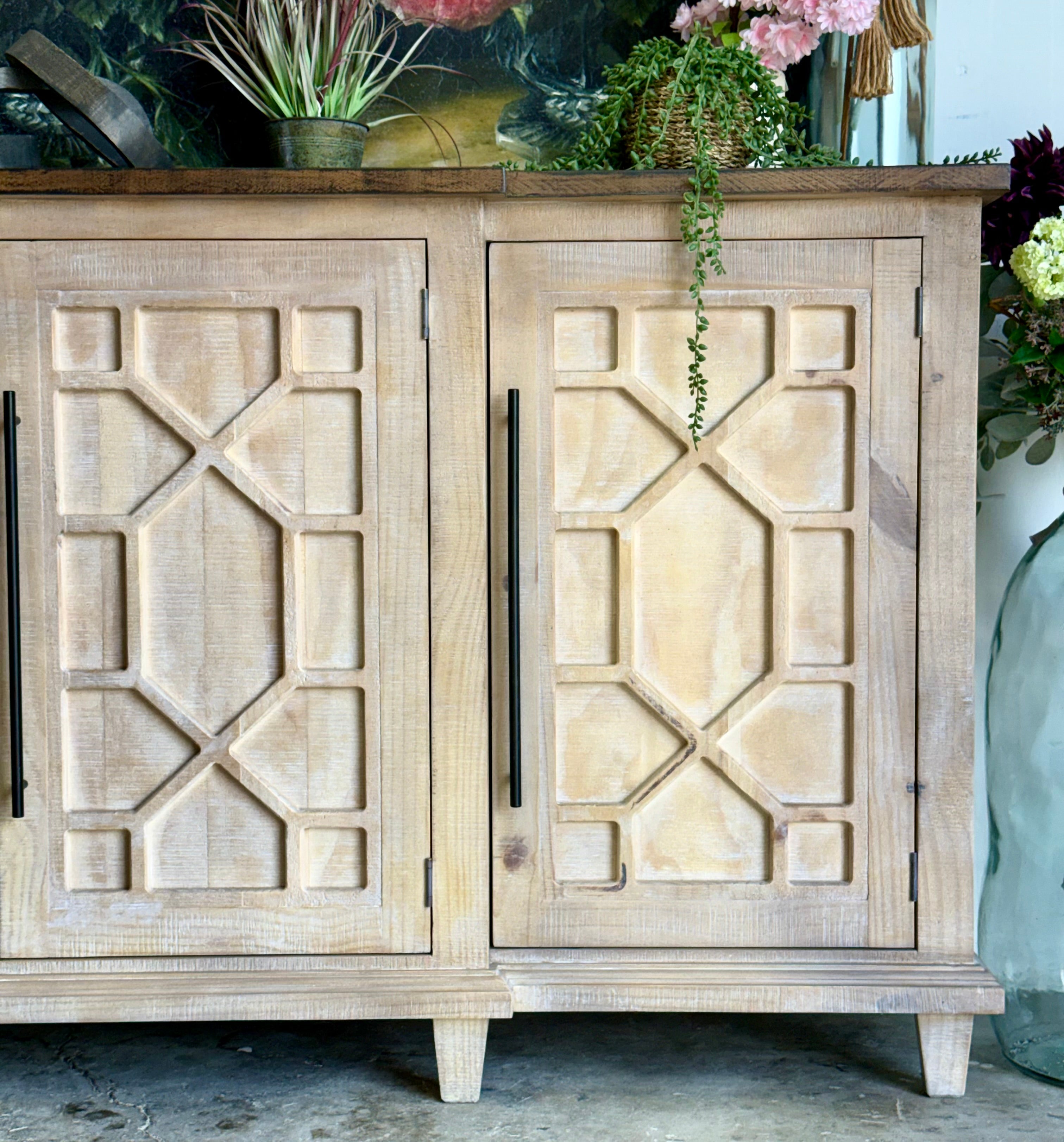 Michelle Console-Soft Drift/Honeywood