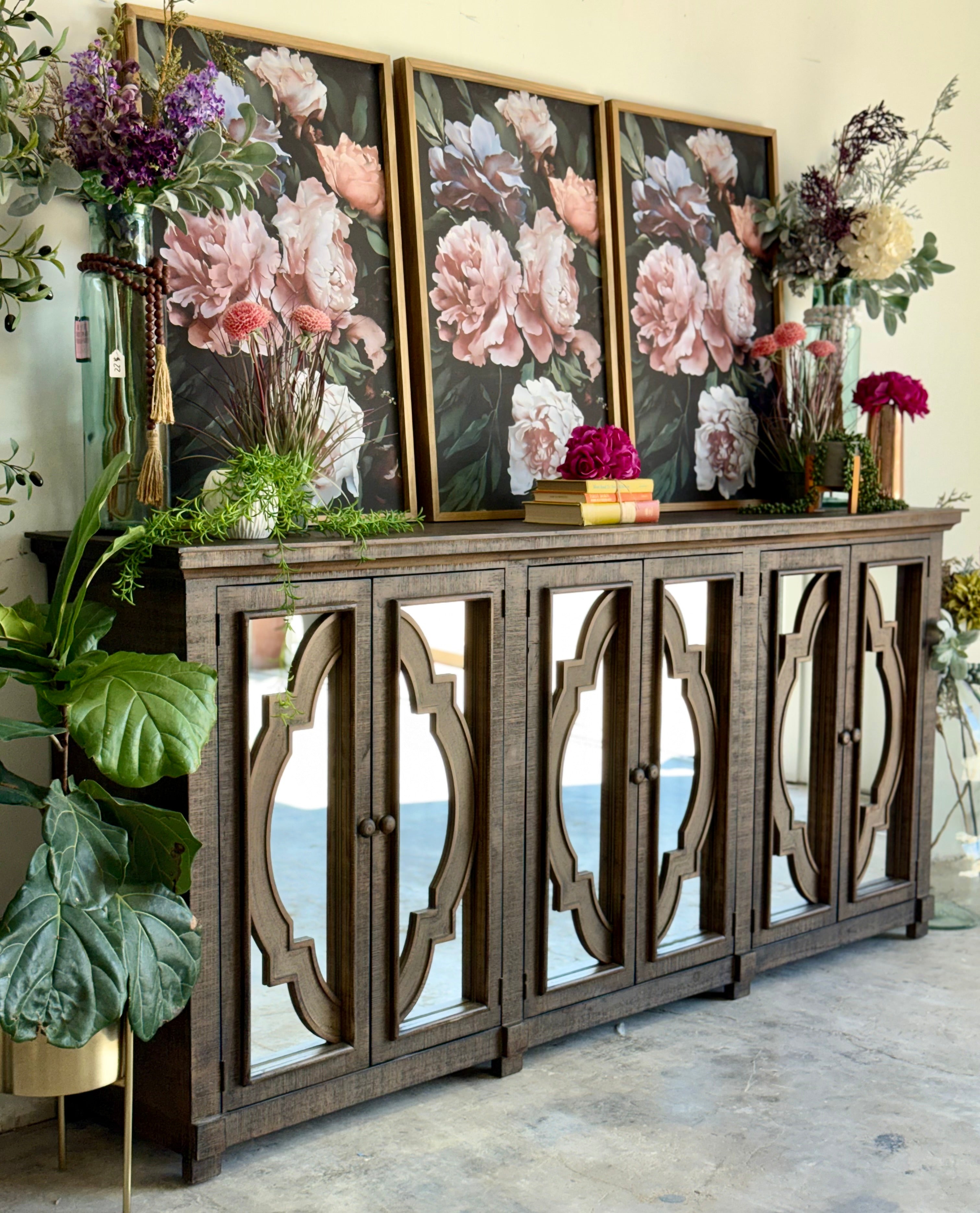 Morgan 6 Door Console-Honeywood
