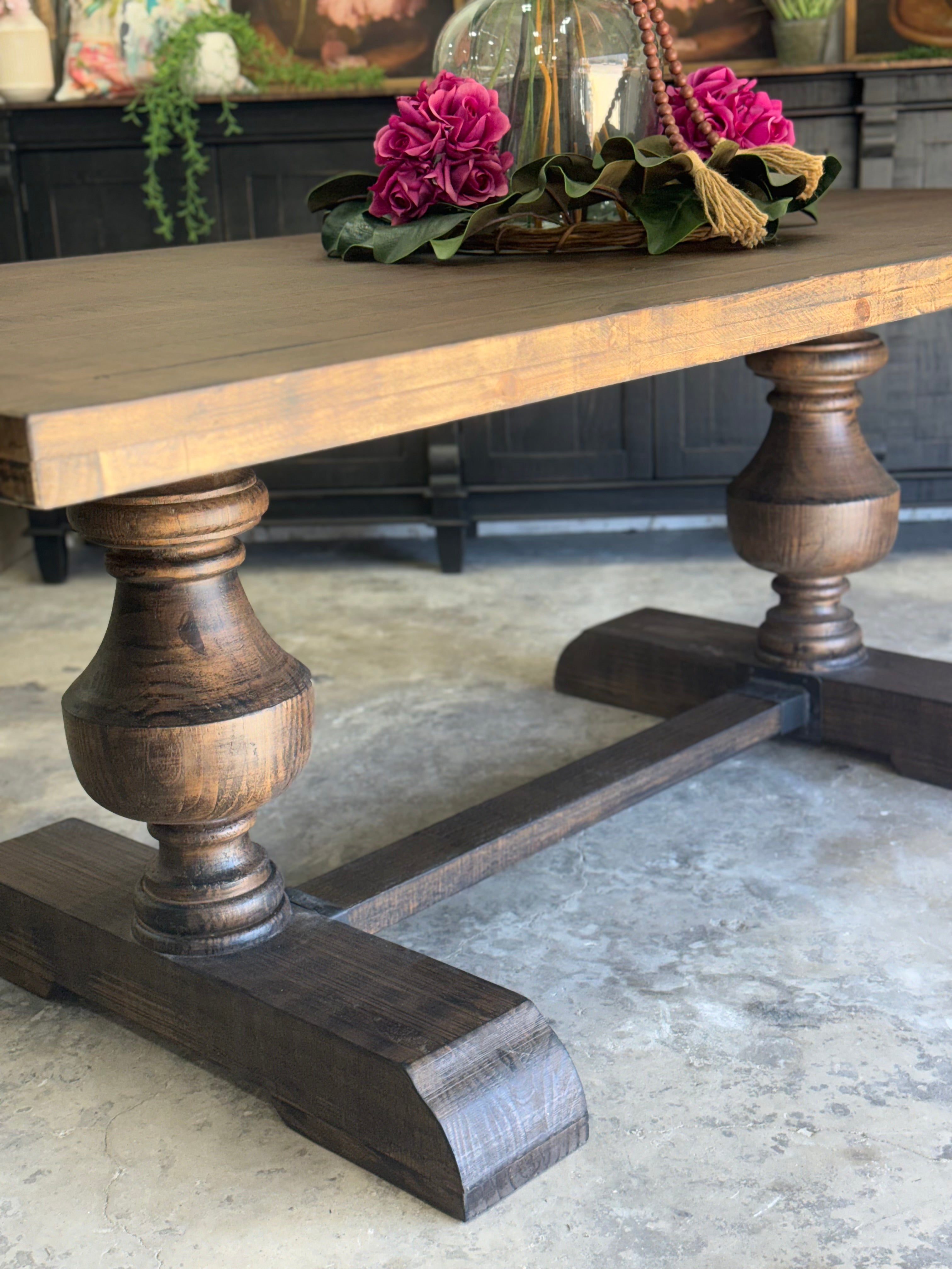 Hannah 7 Foot Dining Table Set With Chairs-Honeywood™