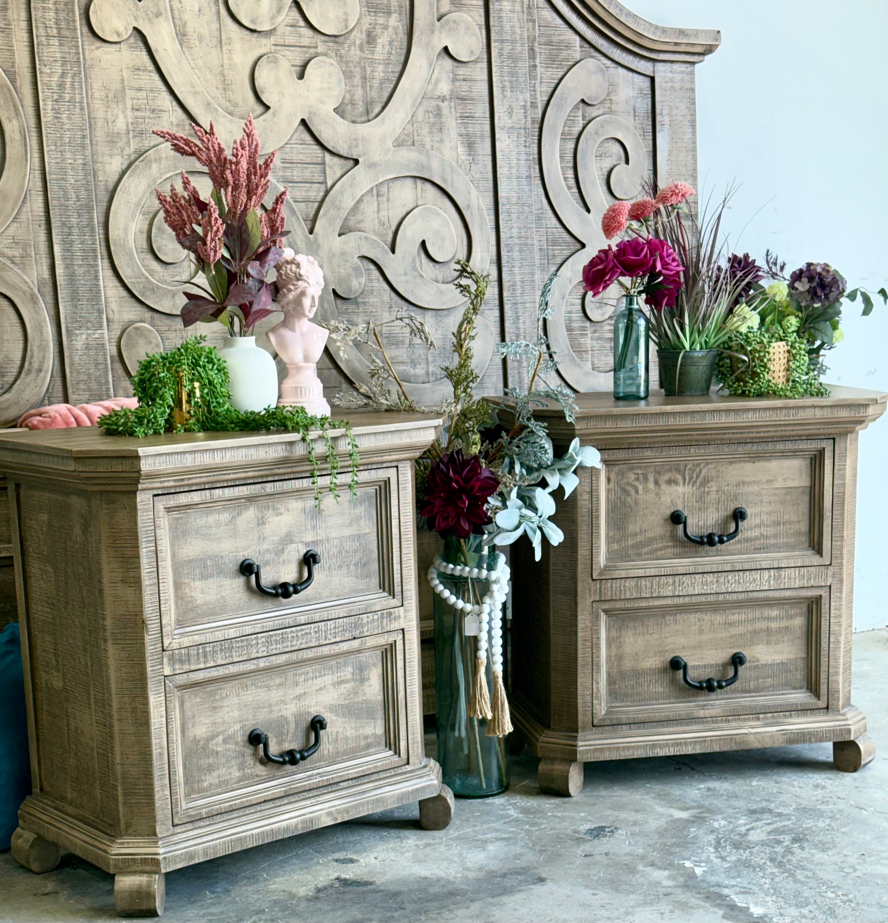 Harper Nightstand- Sandstone