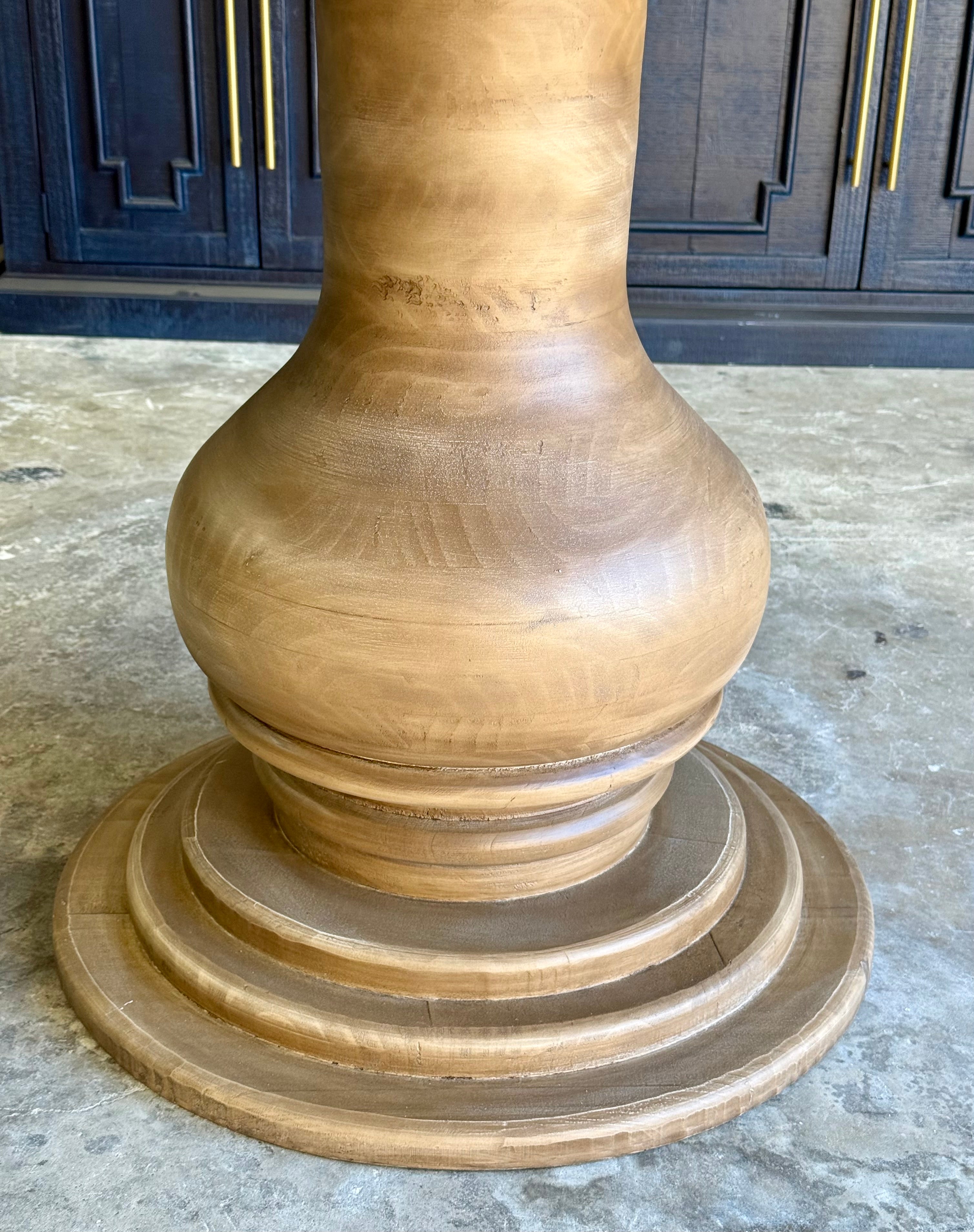 Clara 47" Round Dining Table-Cappuccino