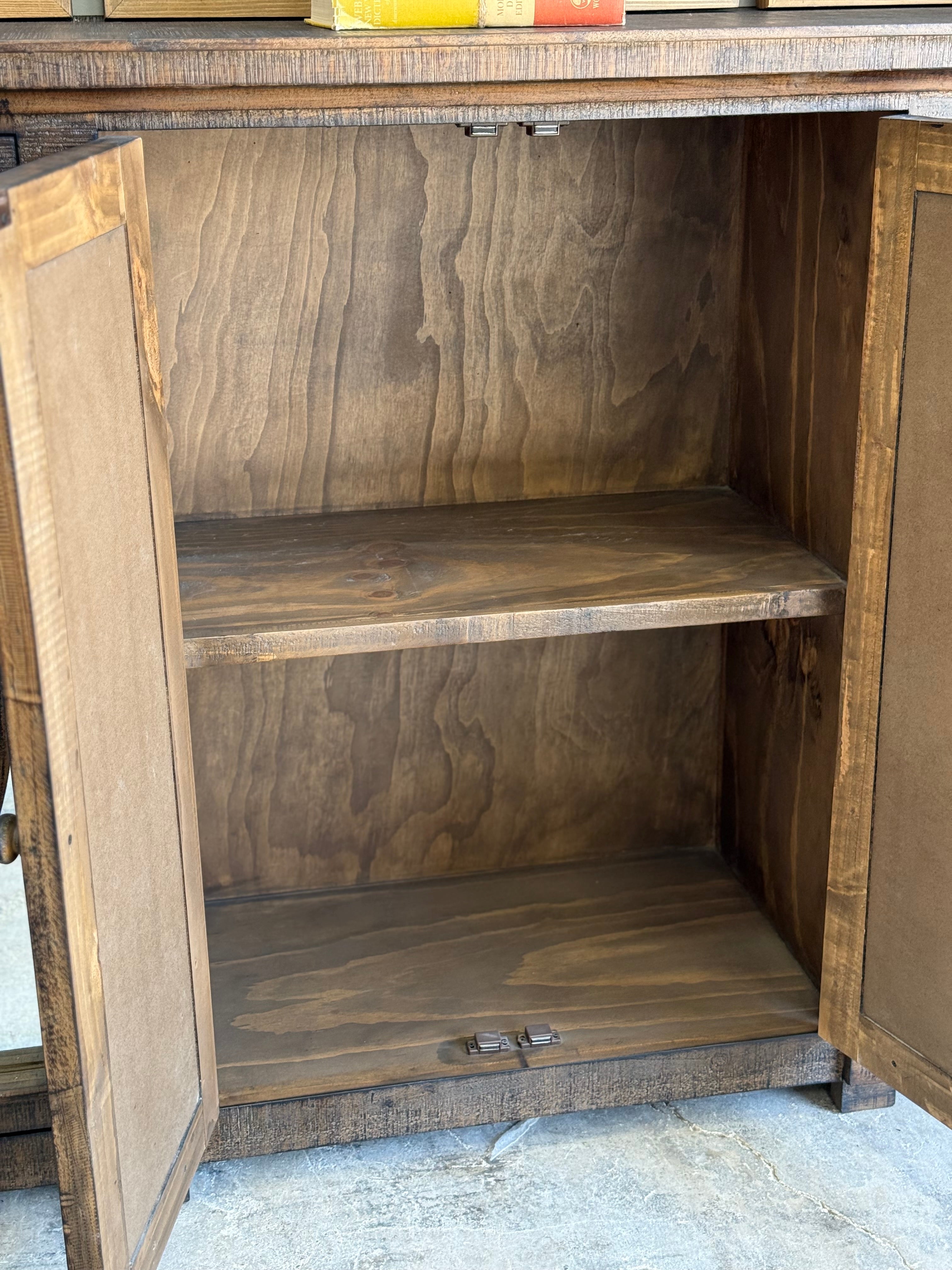 Morgan 6 Door Console-Honeywood