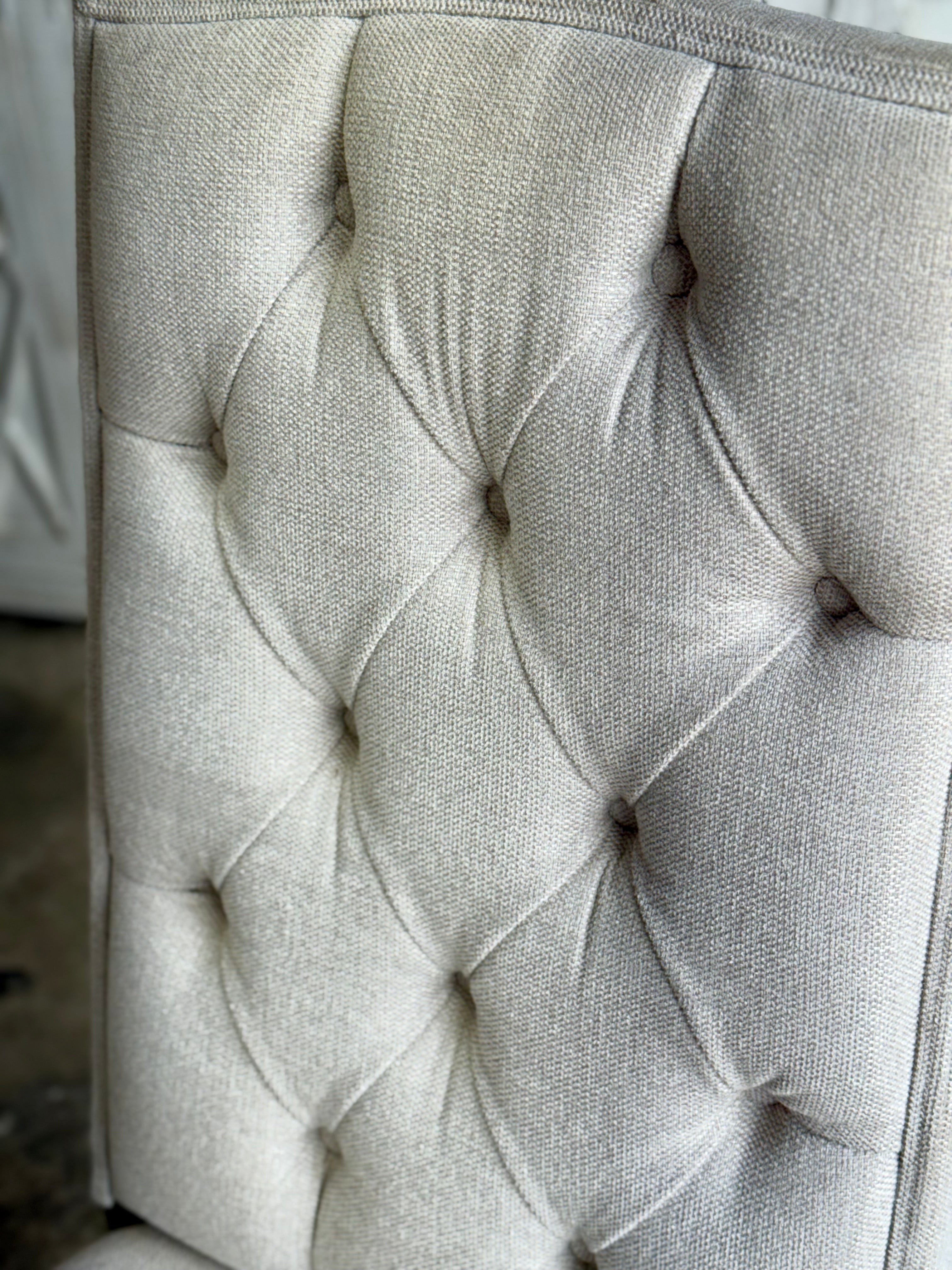 Adeline™ 7 Foot Dining Table Set With 6 Chairs-Handrubbed Black