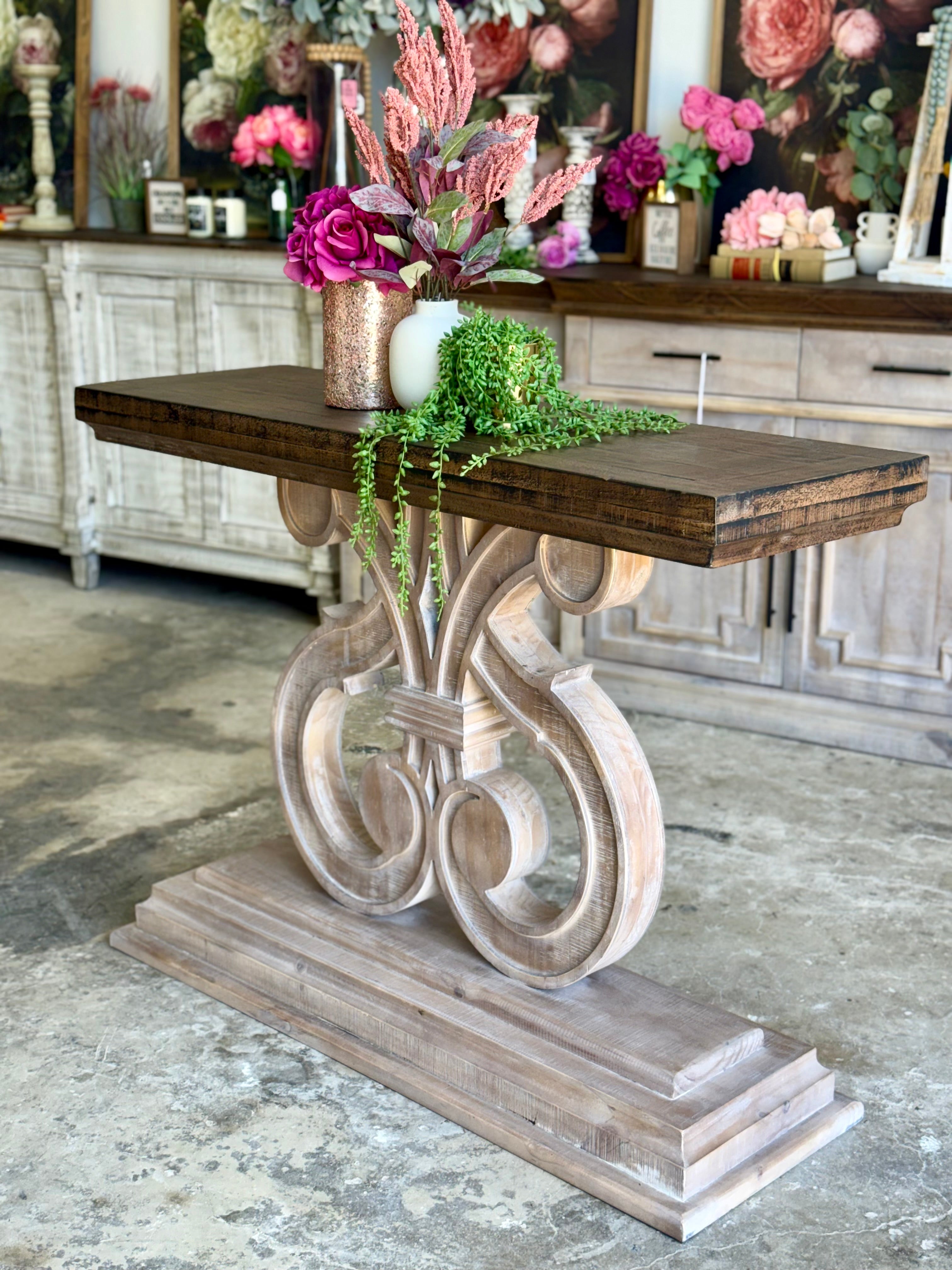 Harp Entryway-Soft Drift/Honeywood