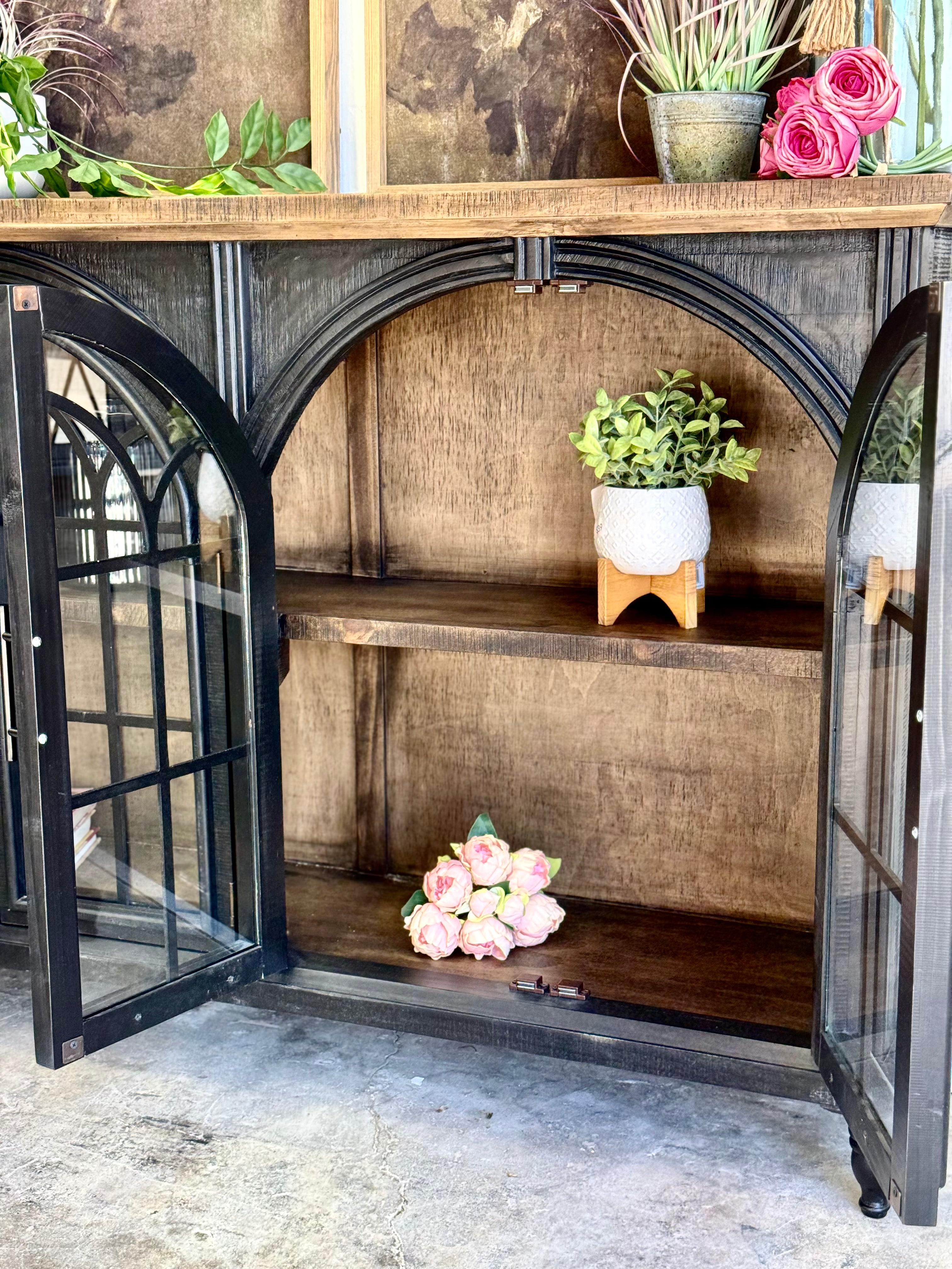Colette Console-Black/Sparrow