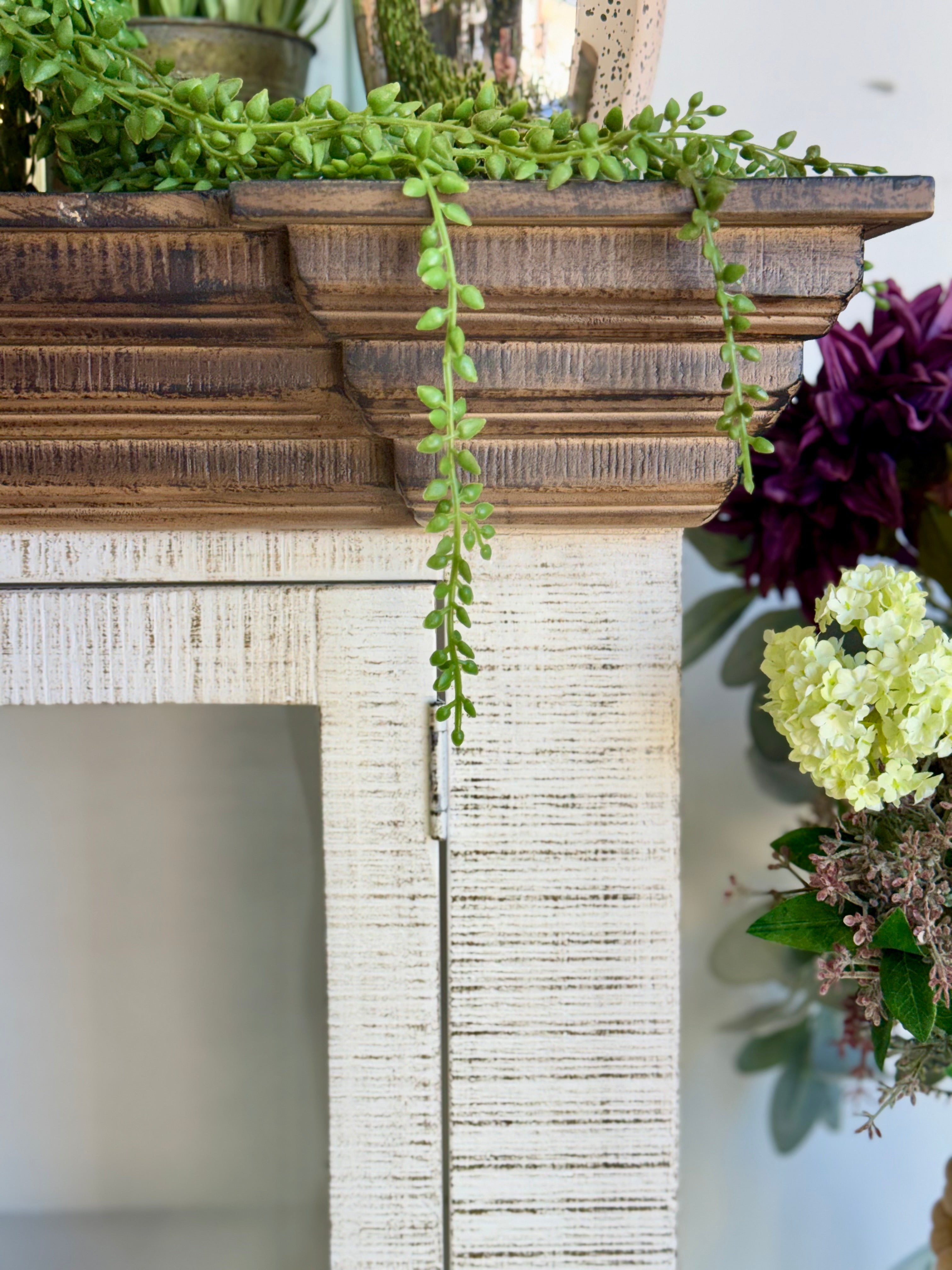 Blakely 4 Door Console-Gray Wheat/Honeywood™