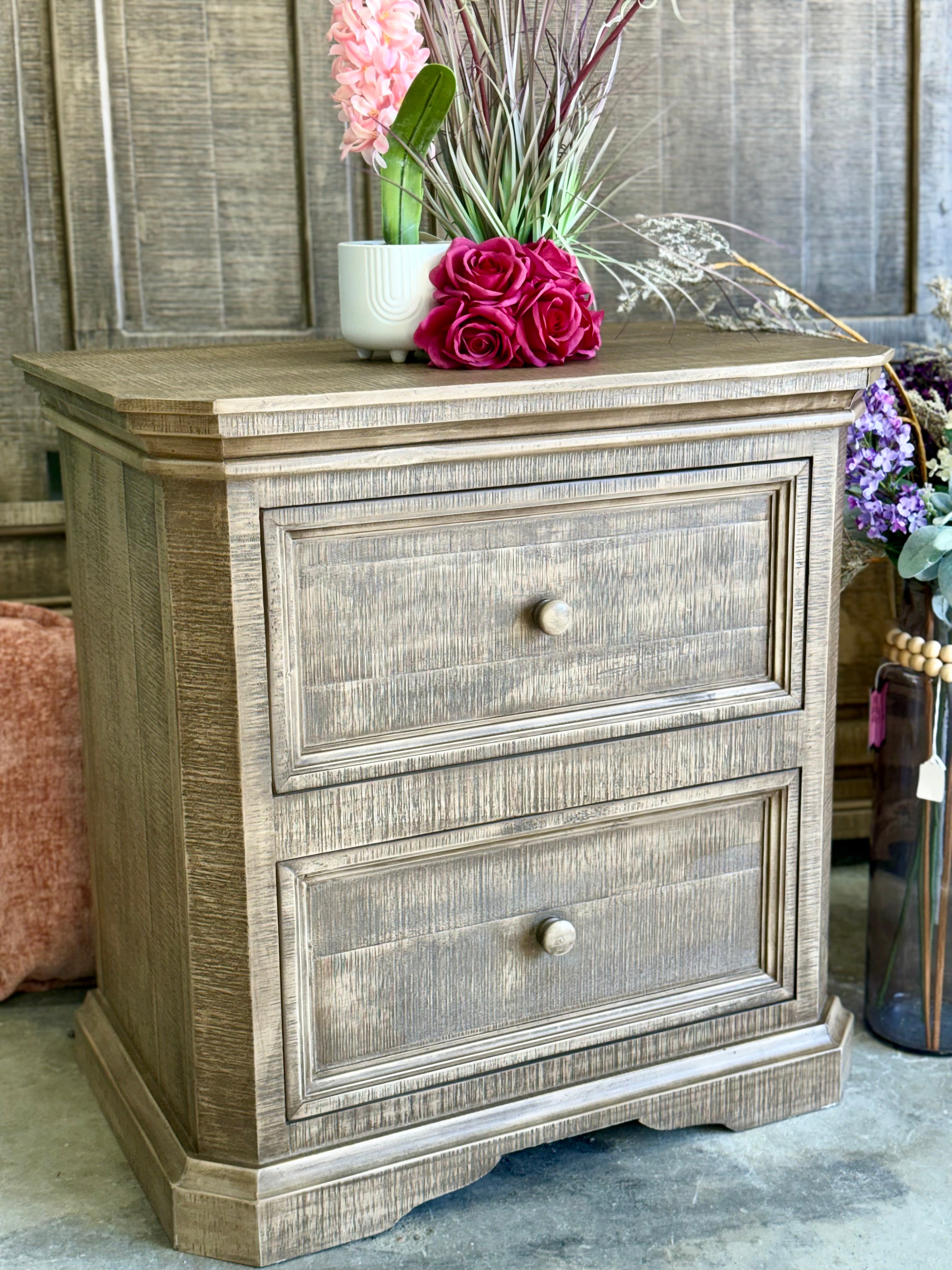 Eden Nightstand-Sandstone