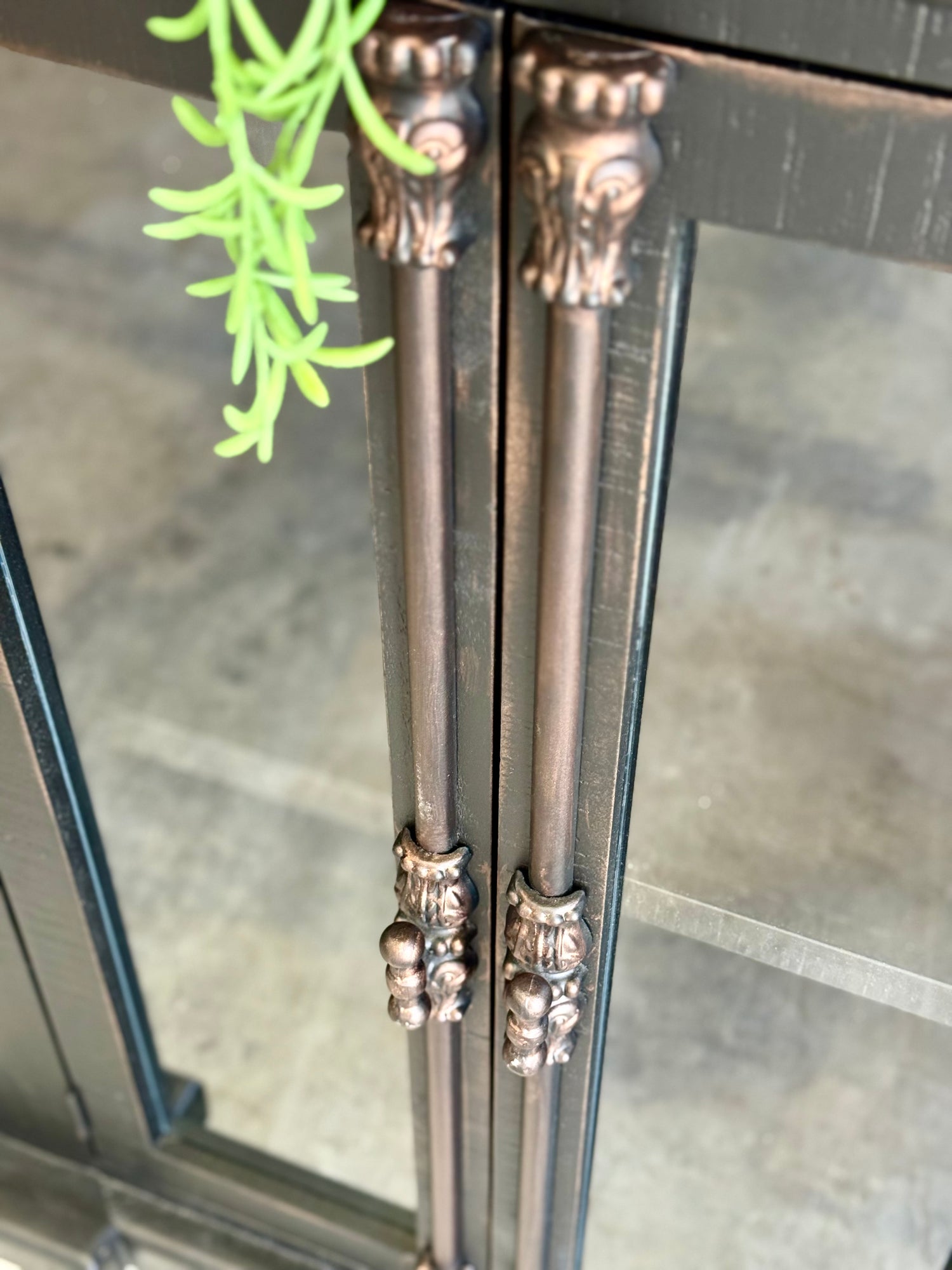 BLAKELY 4 Door Console-Handrubbed Black