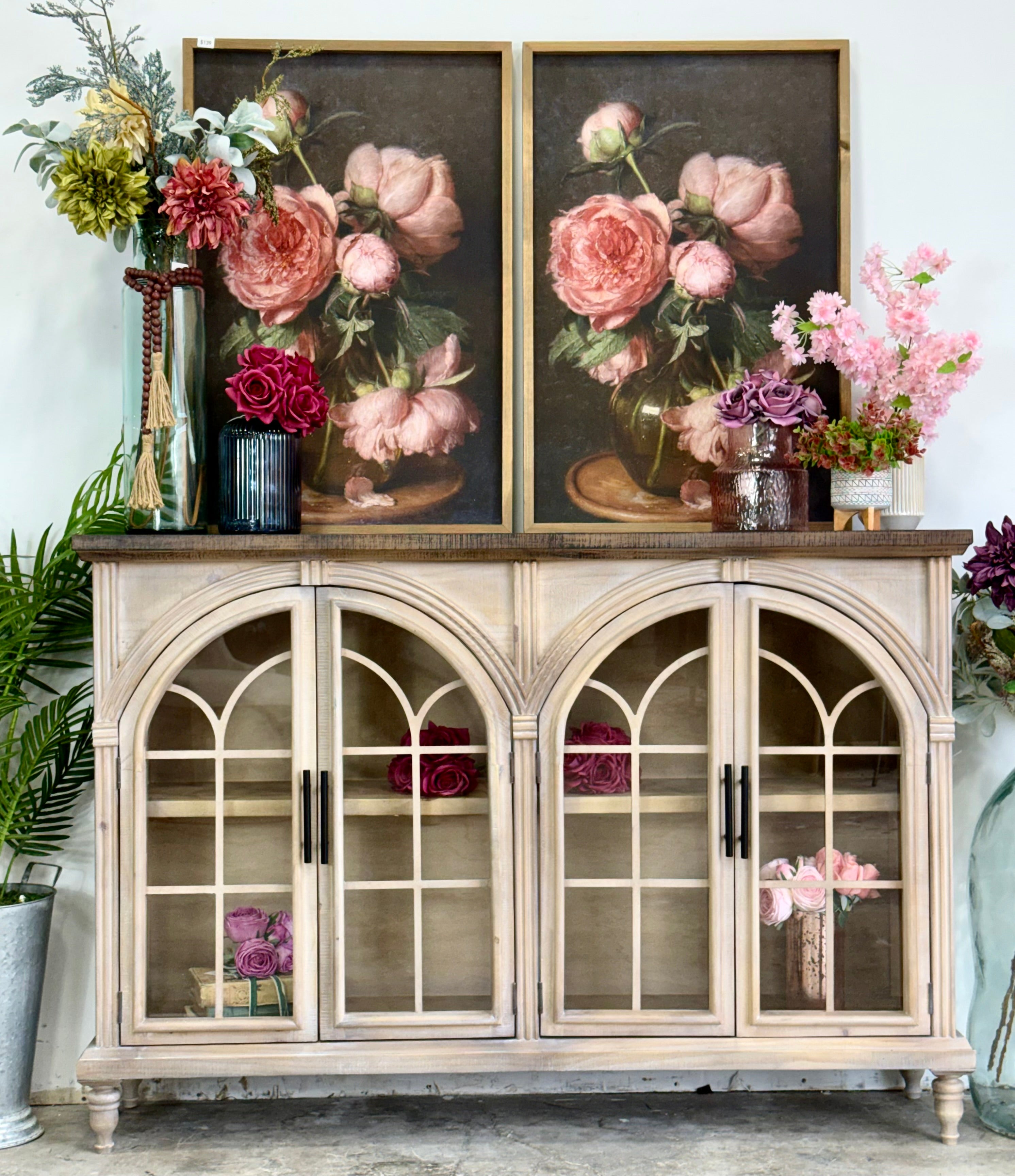 Colette Console-Soft Drift/Honeywood