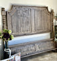 Charleston King Paneled Bed Set-Granite