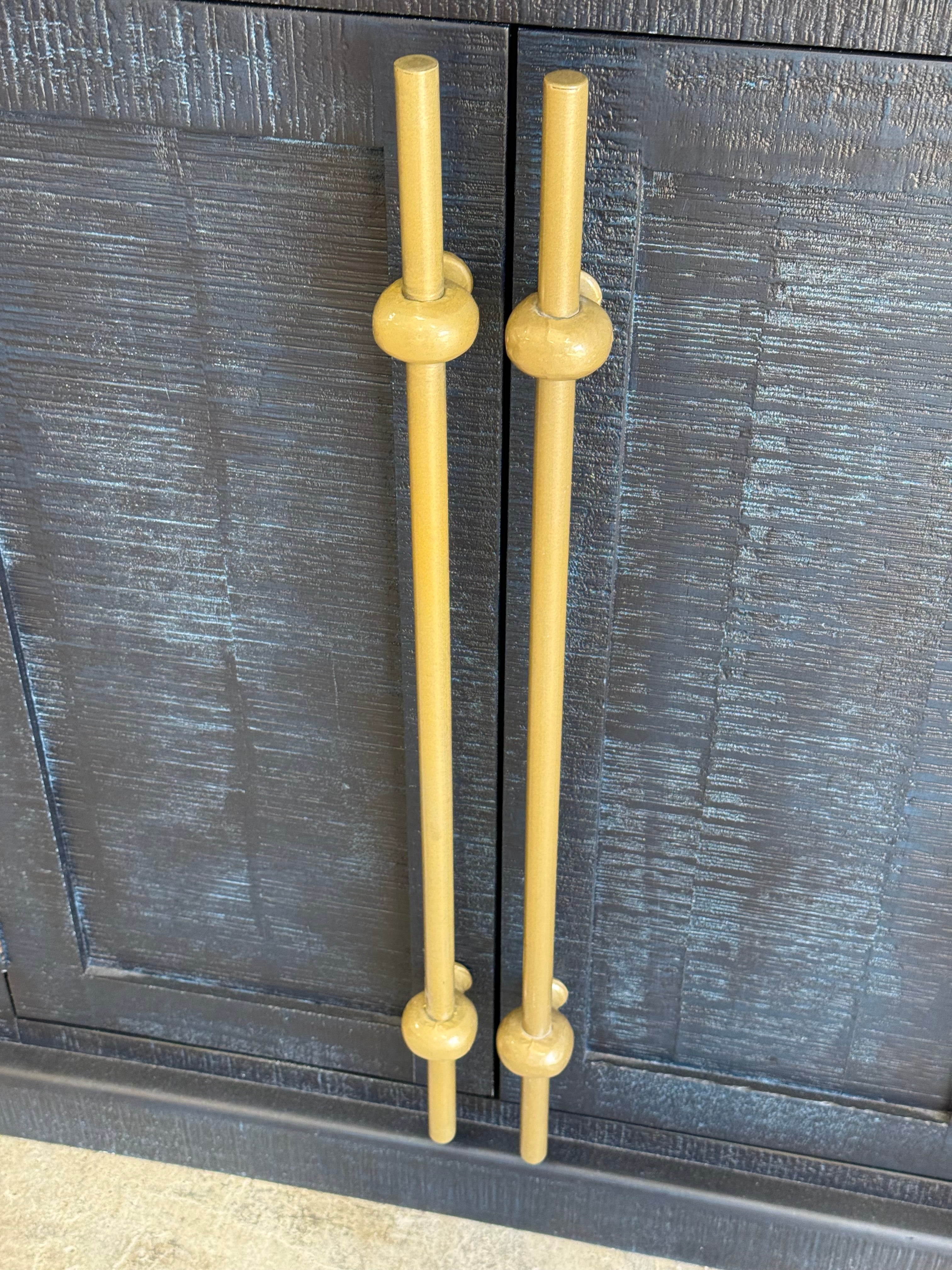 Kylie Console-Deep Blue/Gold