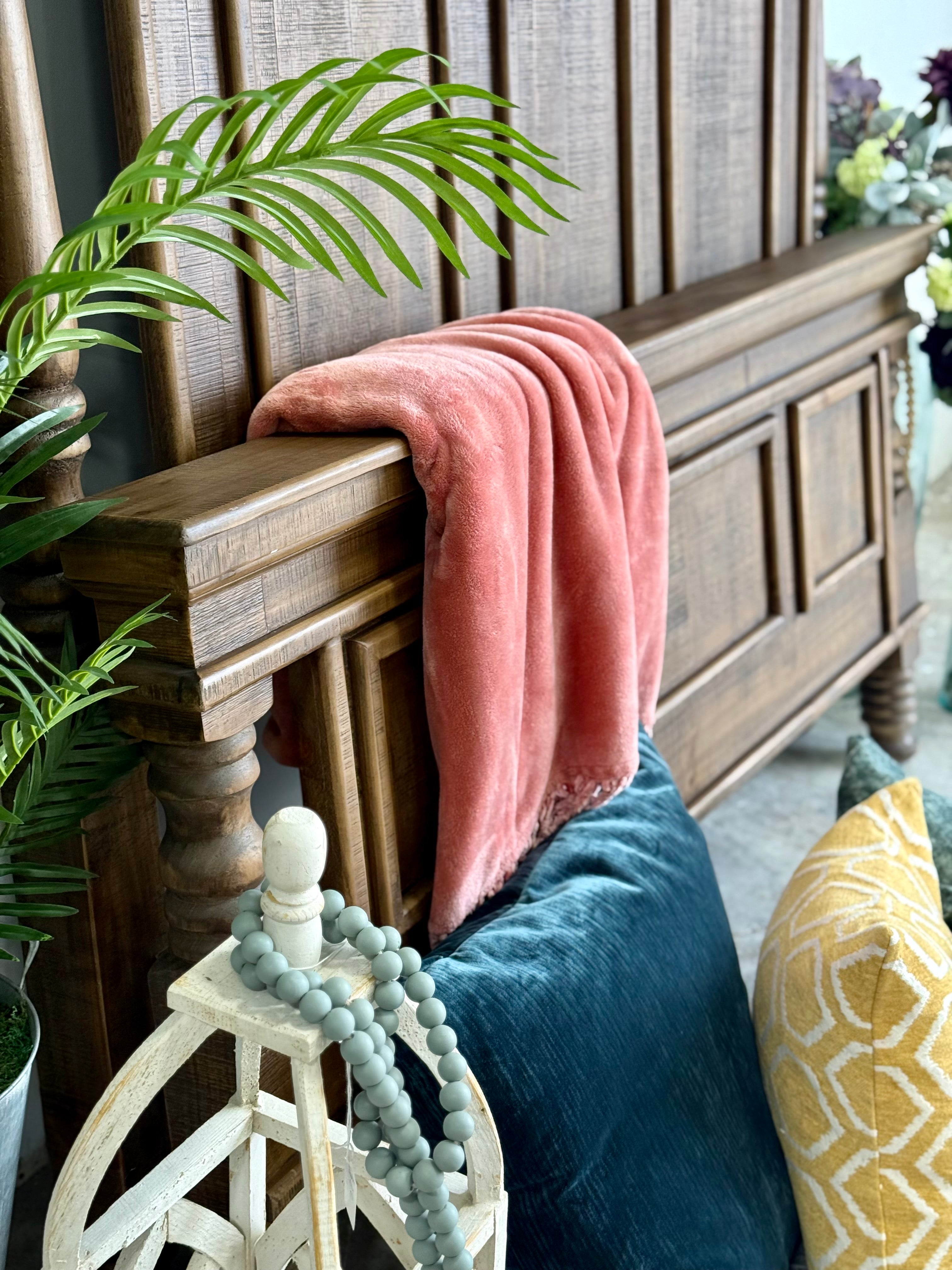 Madison Queen Bed-Timber