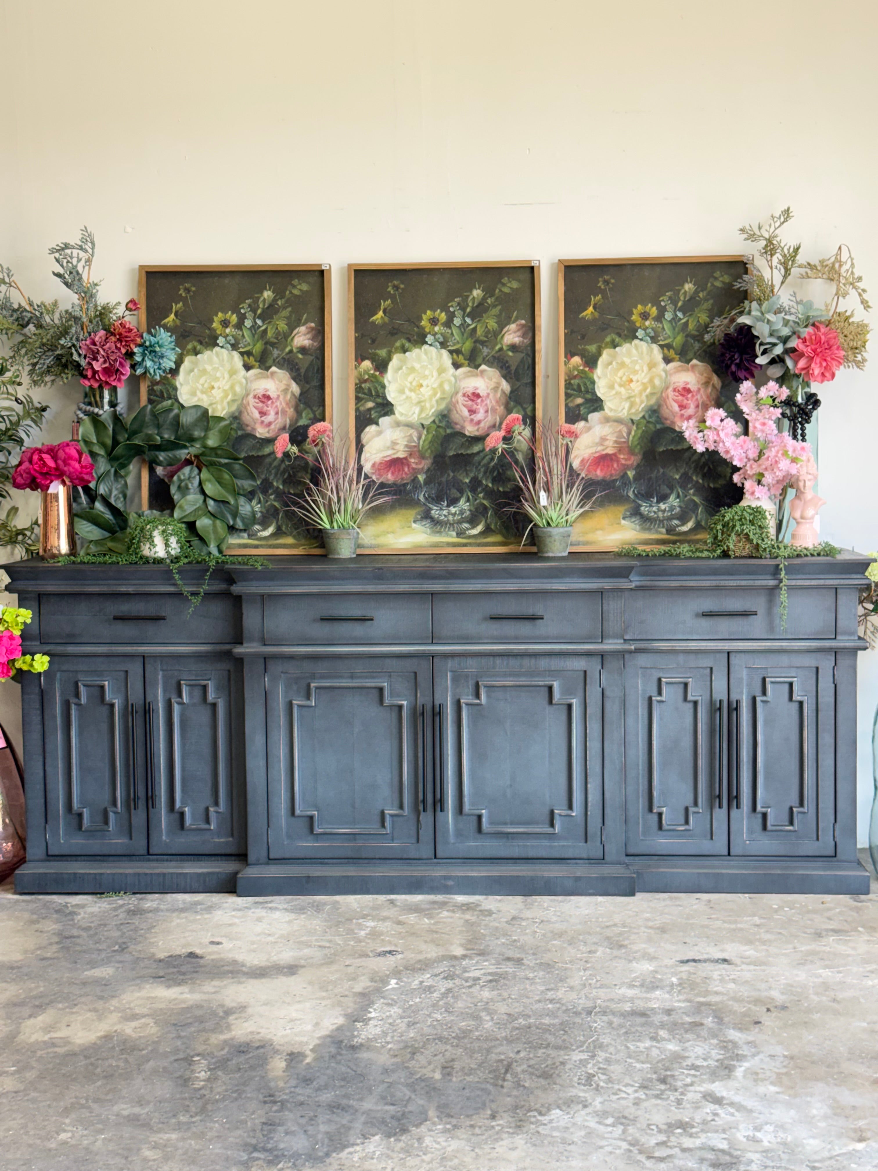Reese 99" 6 Door Console-Blue Haze™