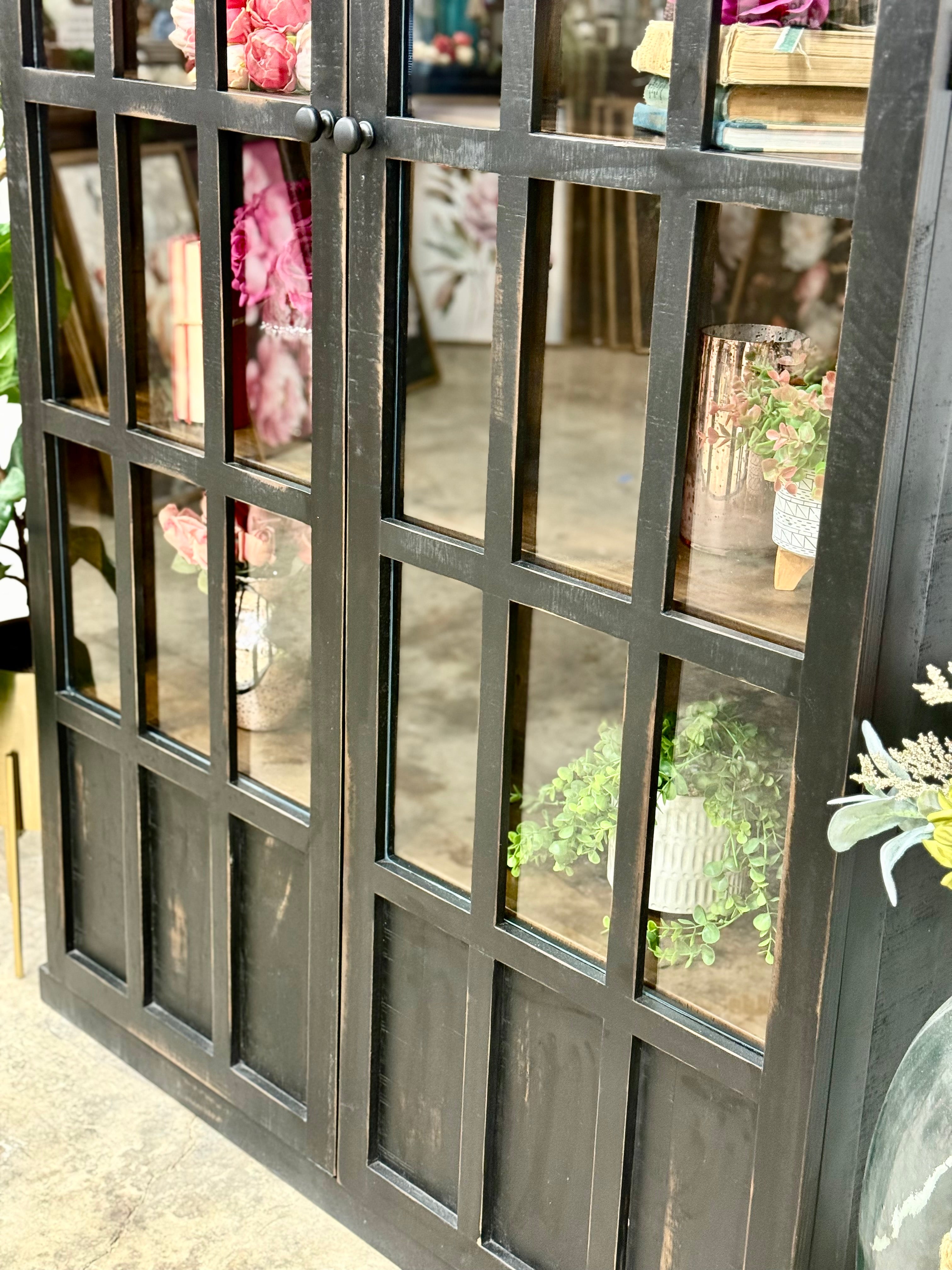Gia Vitrine-Handrubbed Black/Sparrow