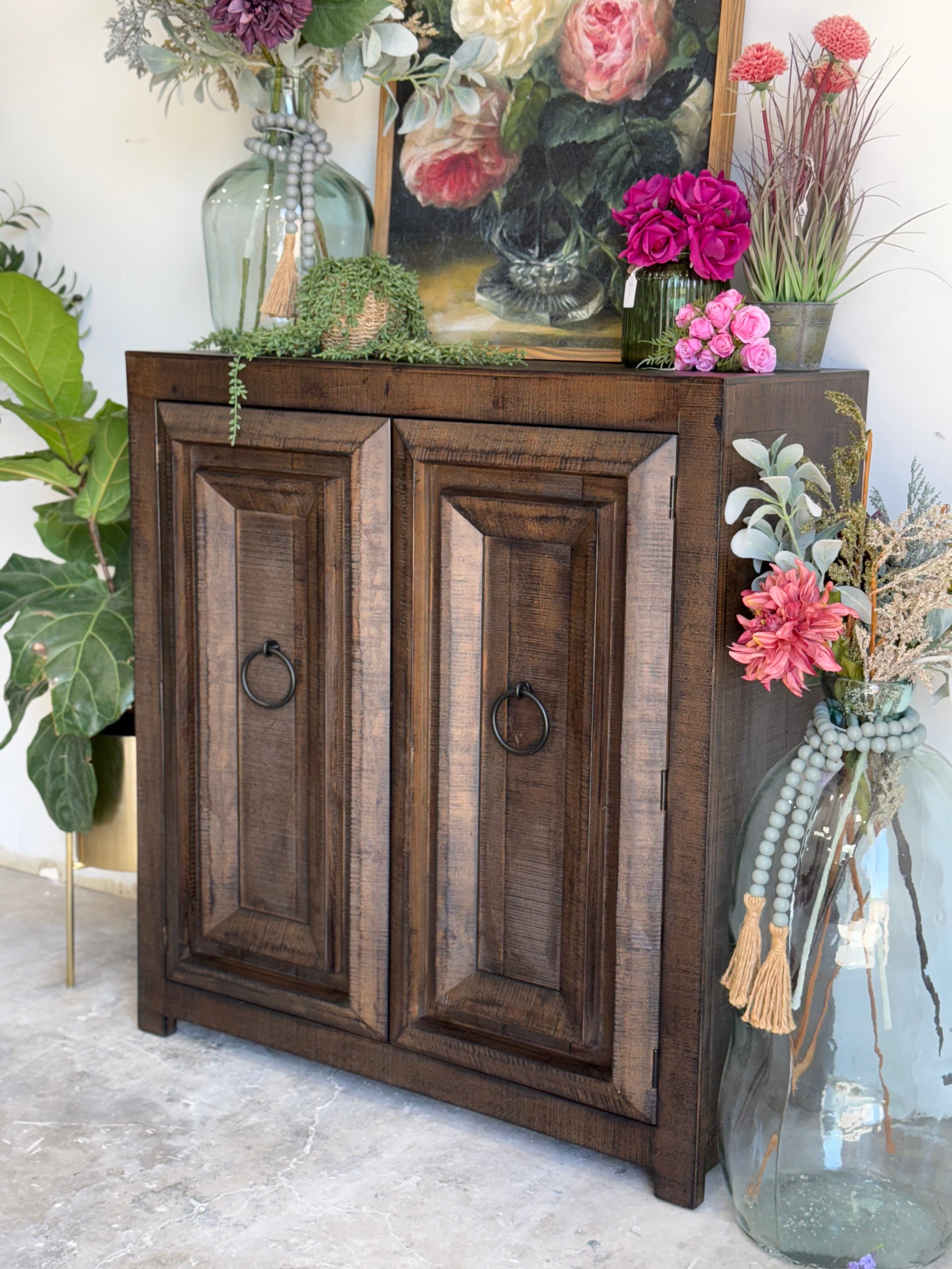 Imperial 2 Door Cabinet- Honeywood