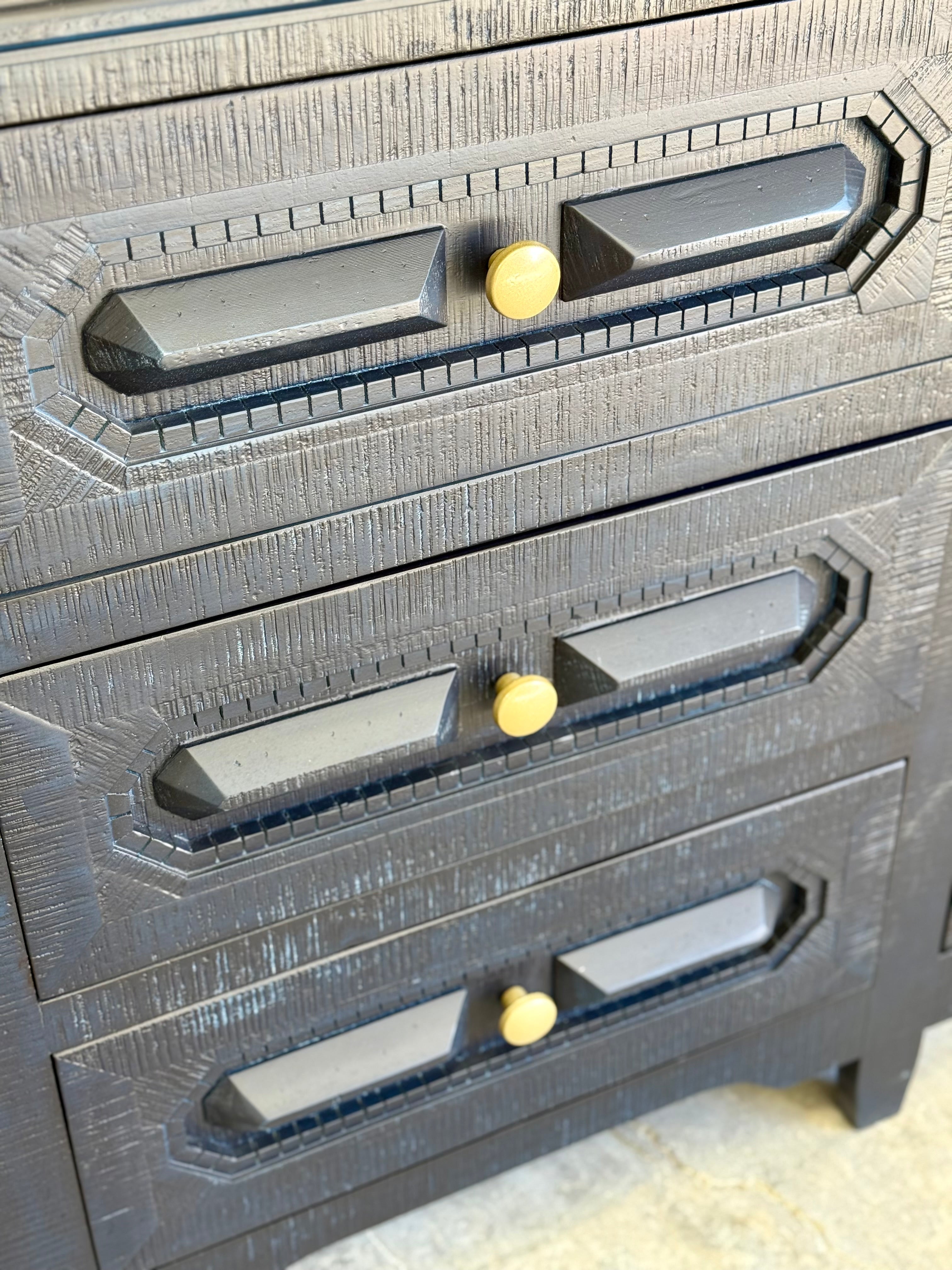 Cora Console-Deep Blue/Gold™