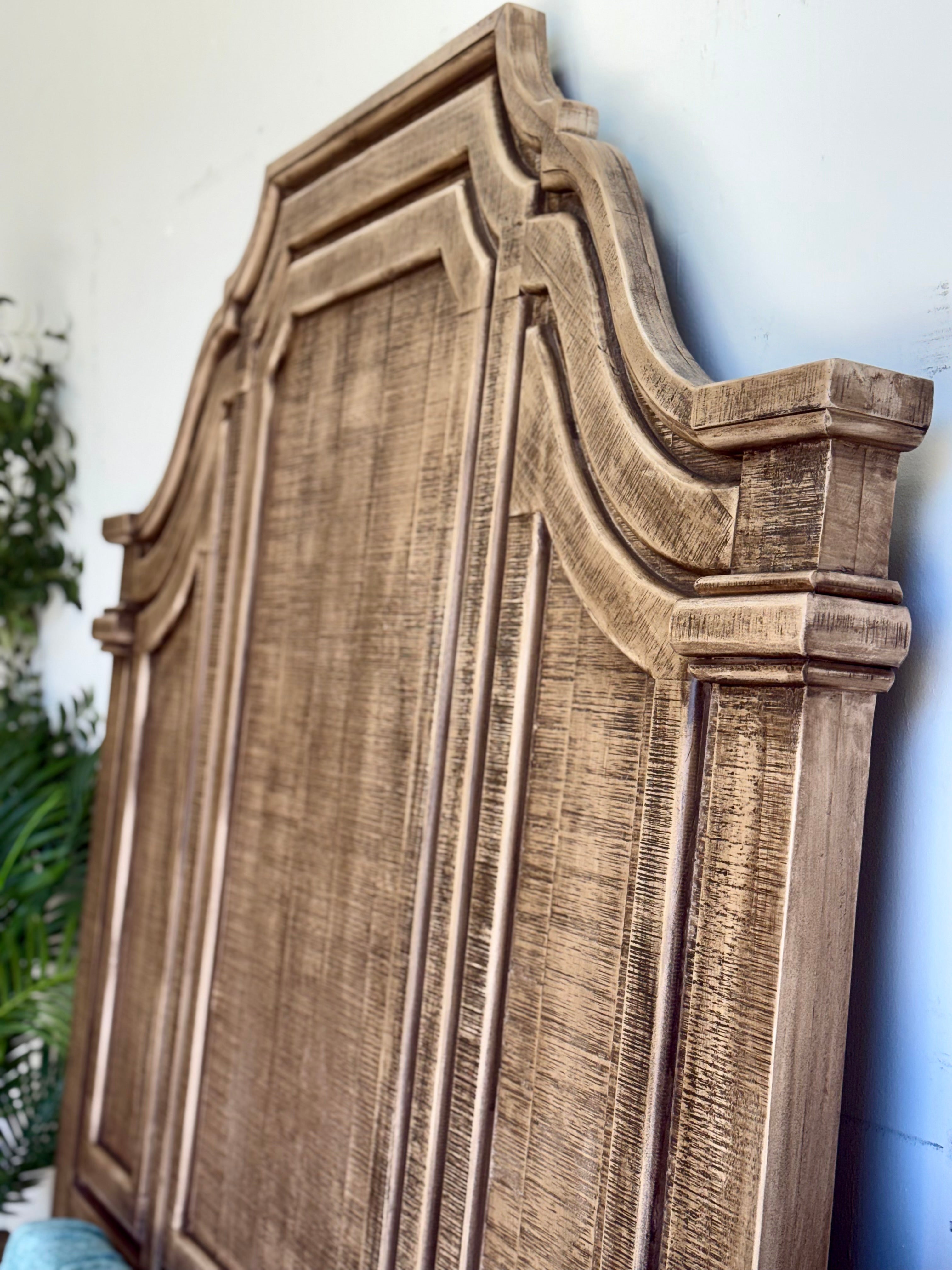 Eden Queen Bed-Sandstone