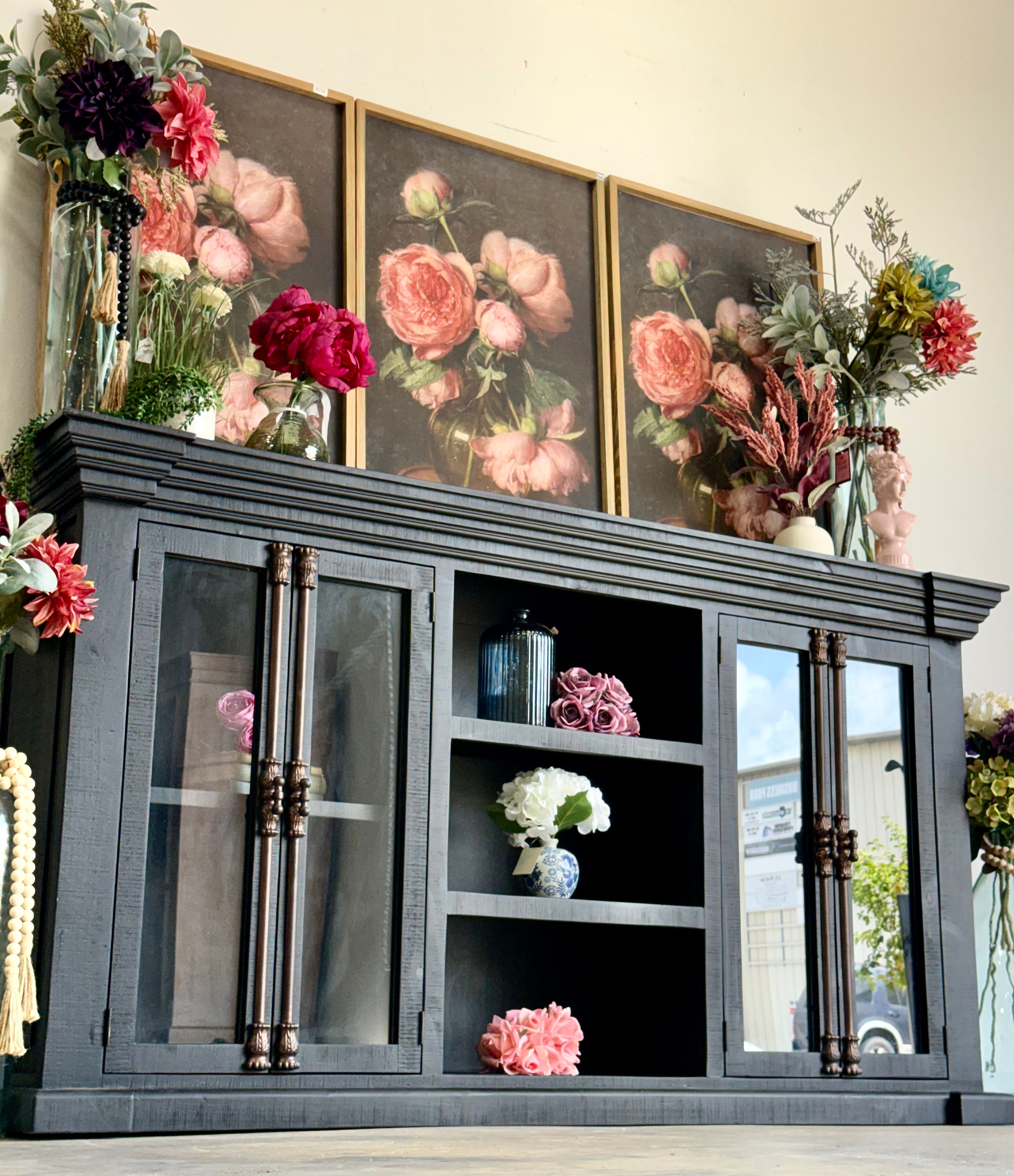 BLAKELY 4 Door Console-Black