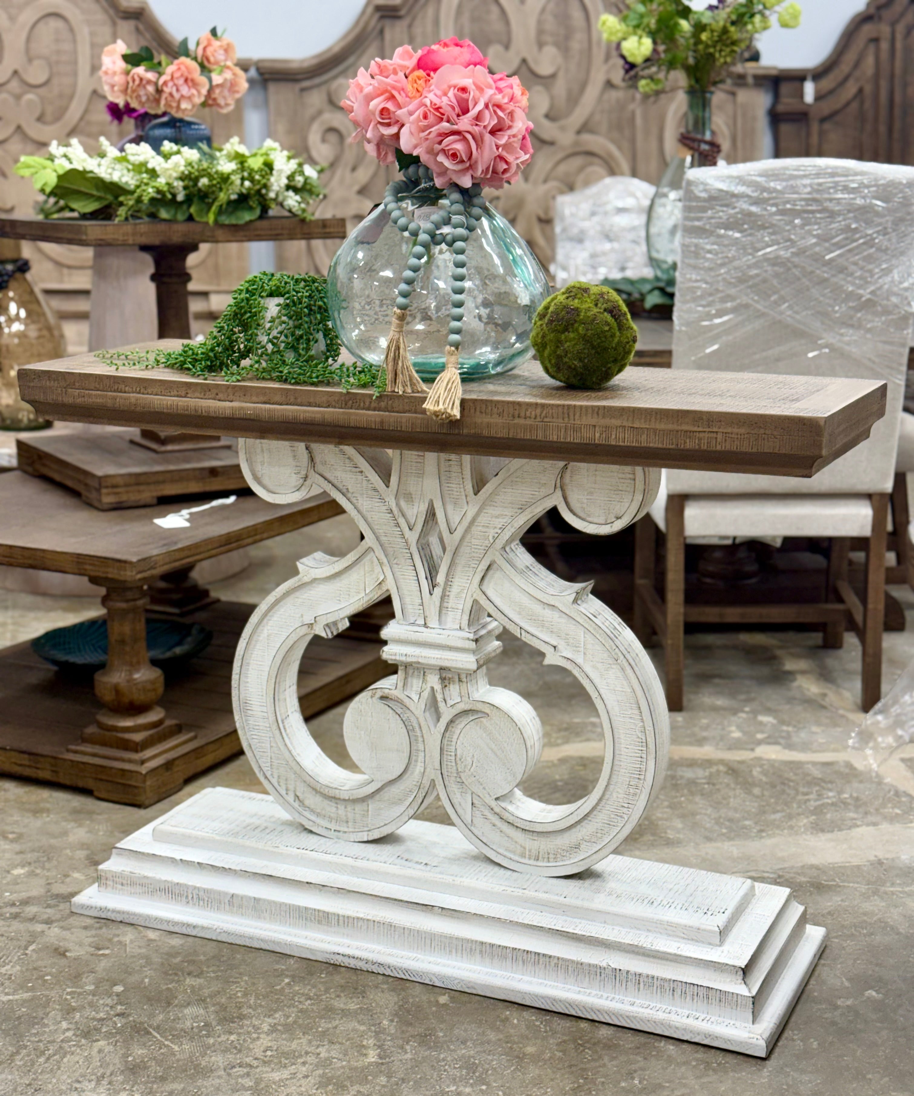 Harp Entryway-White Wheat/Sandstone