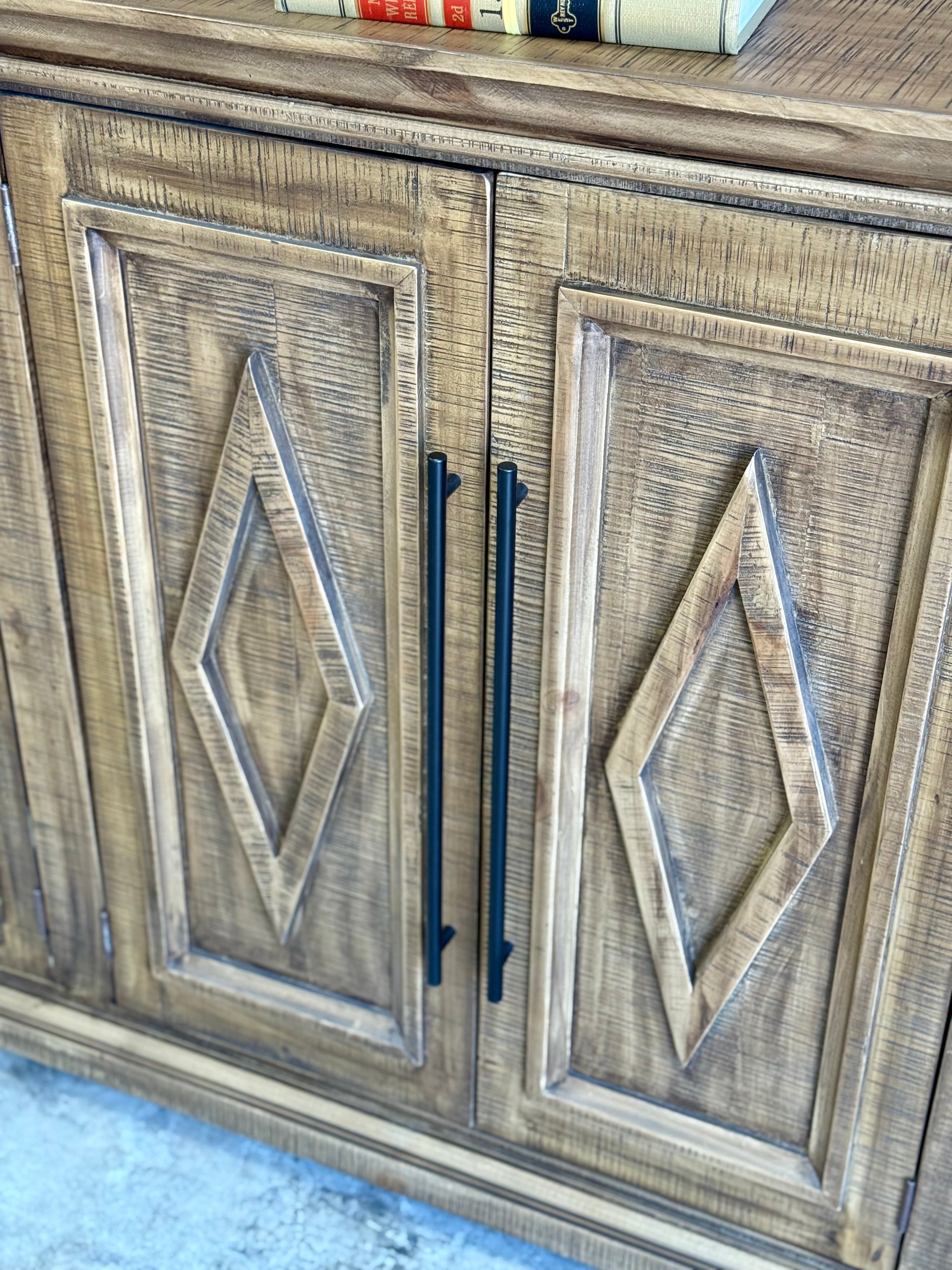 Chloe 6 Door Console-Timber