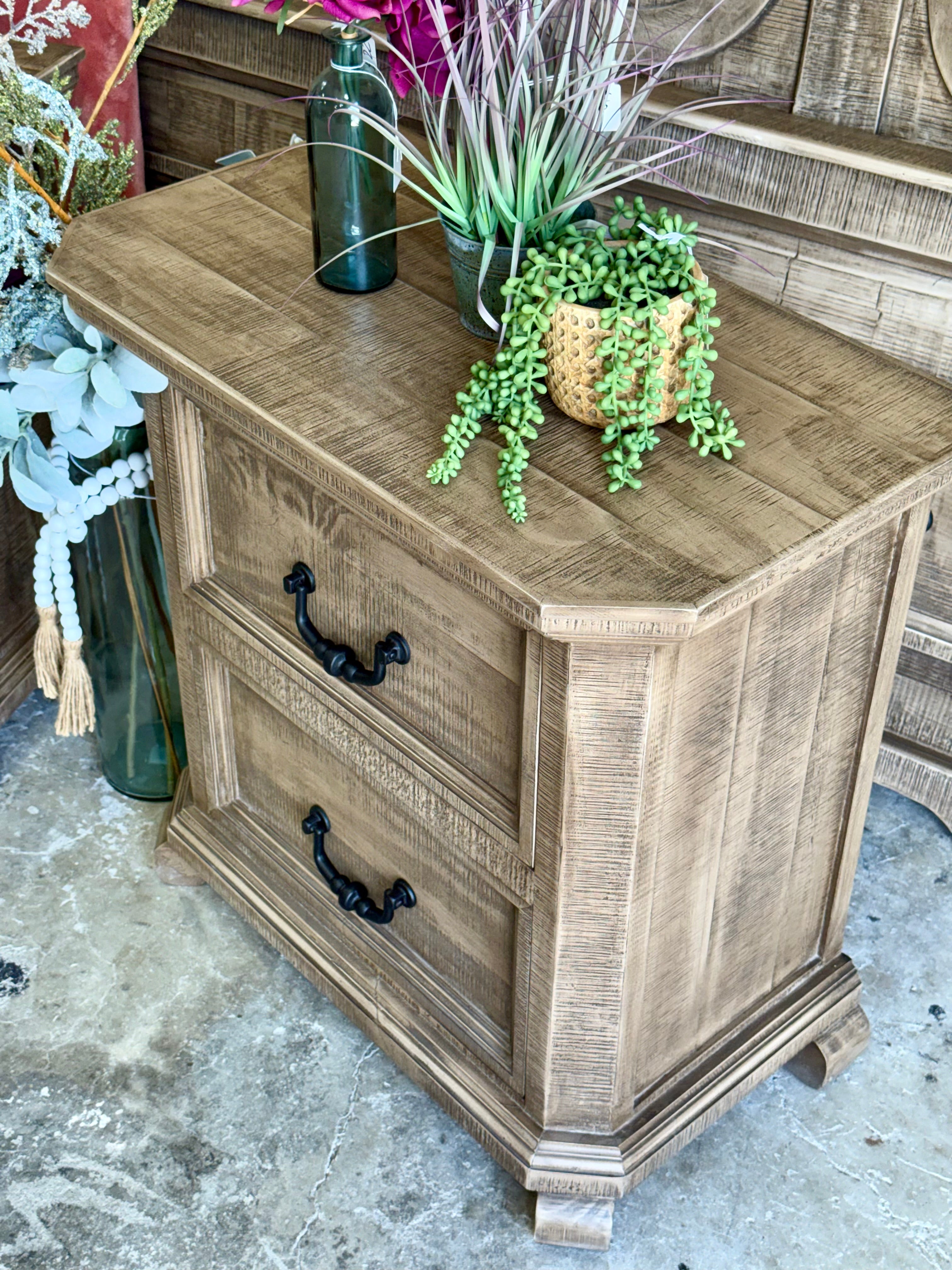 Harper Nightstand- Sandstone