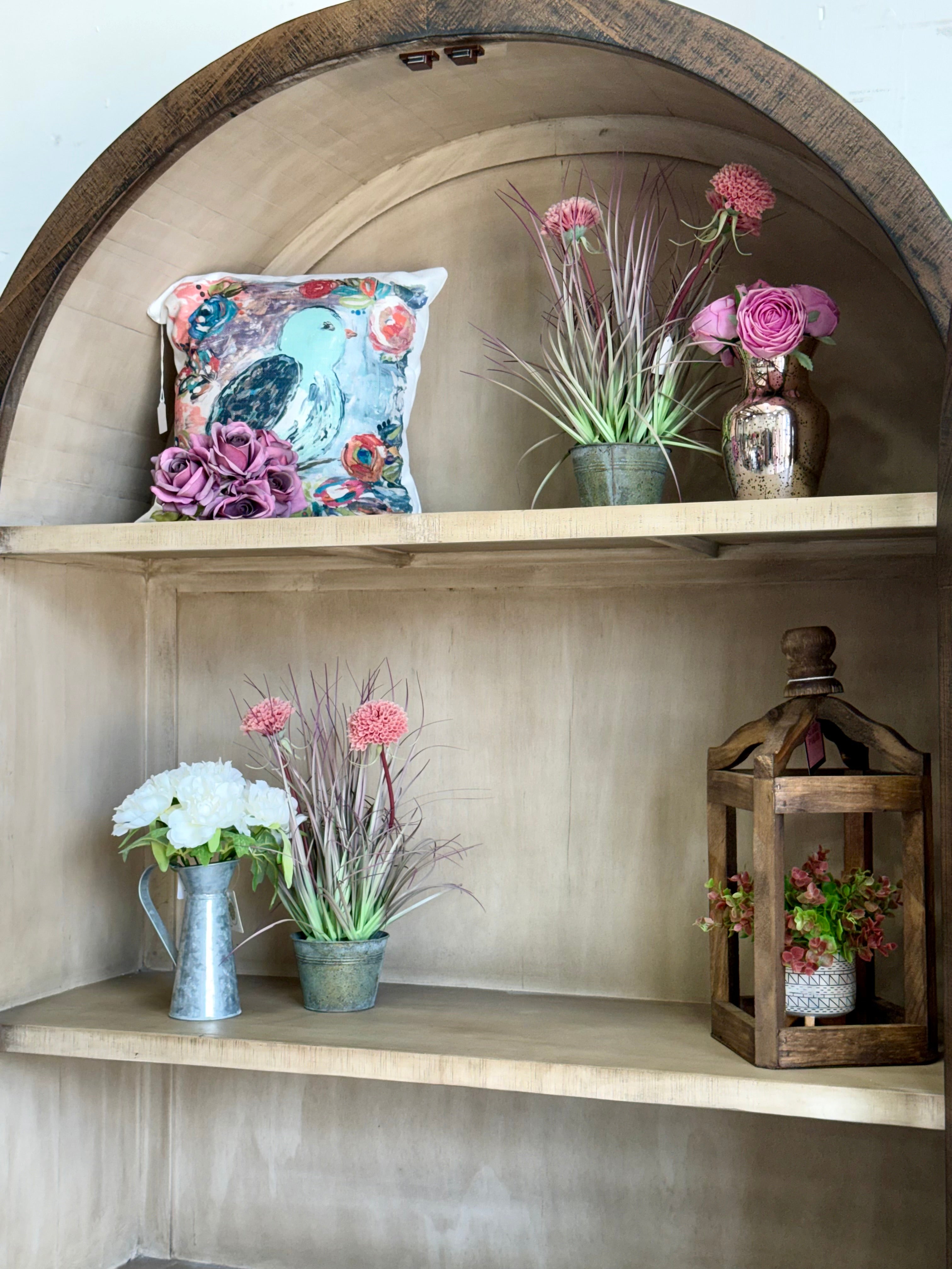 Tiffany Dome Vitrine-Honeywood