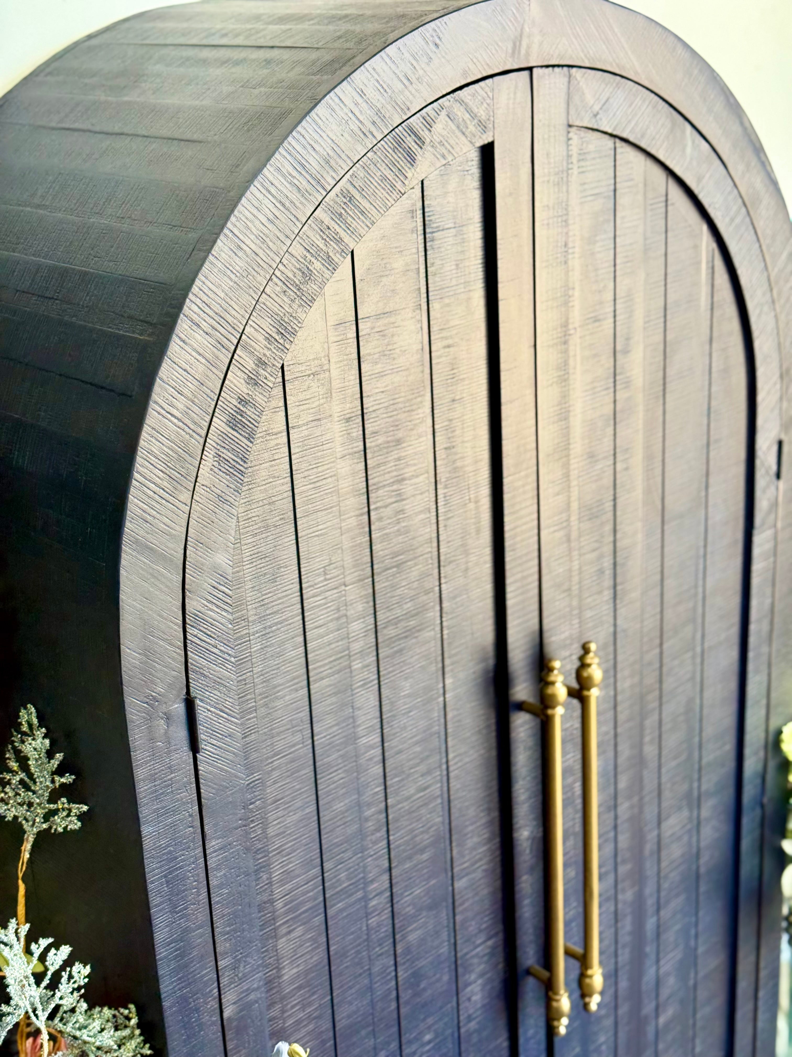 Georgia Domed Vitrine- Deep Blue/Gold
