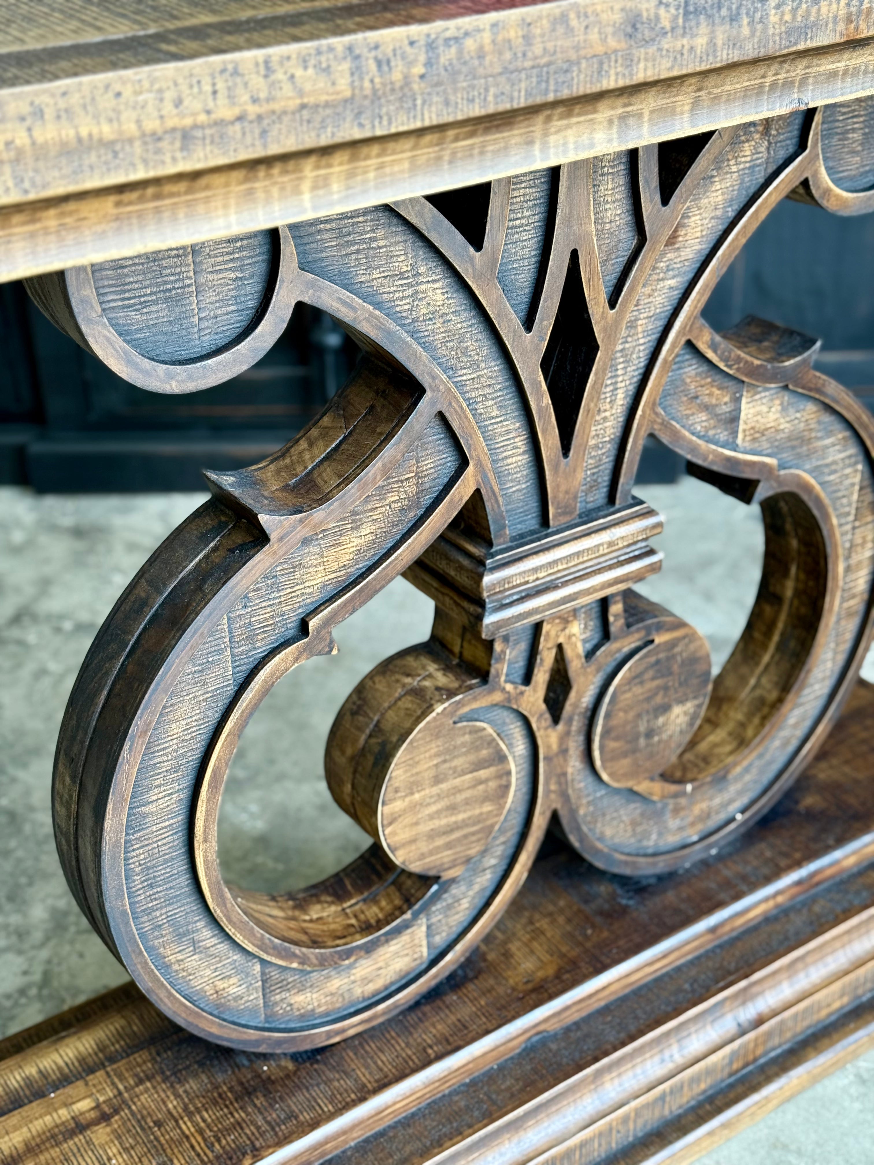 Harp Entryway-Pecan