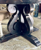 Harp 48" Round Table-Handrubbed Black