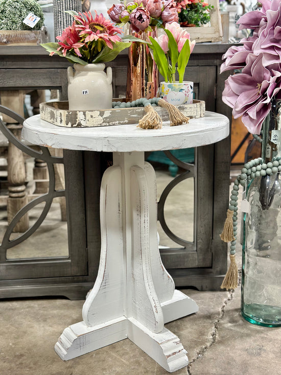 Lexi Side Table-White