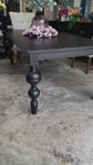 Florence 7 Foot Dining Table-Black
