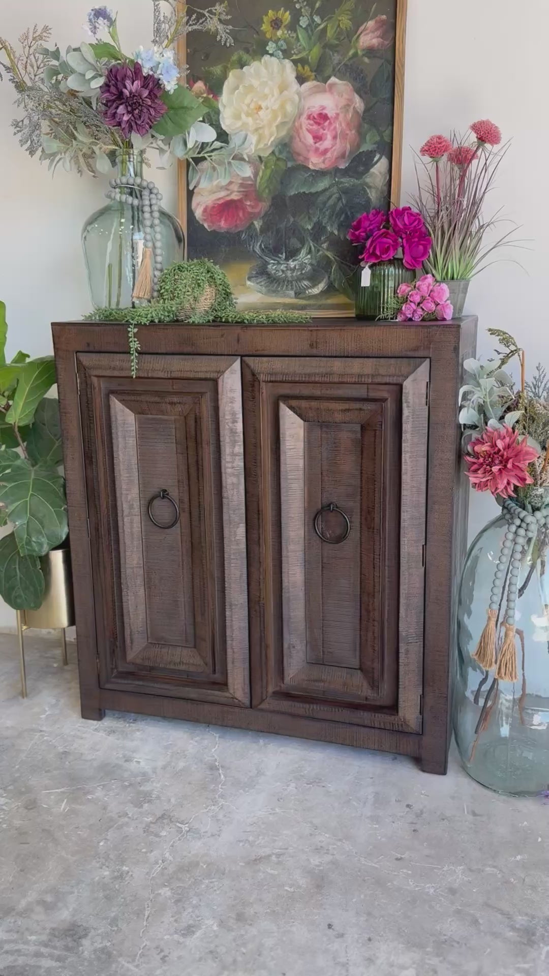 Imperial 2 Door Cabinet- Honeywood
