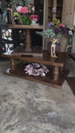 Claire Coffee Table- Warm Brown Stain