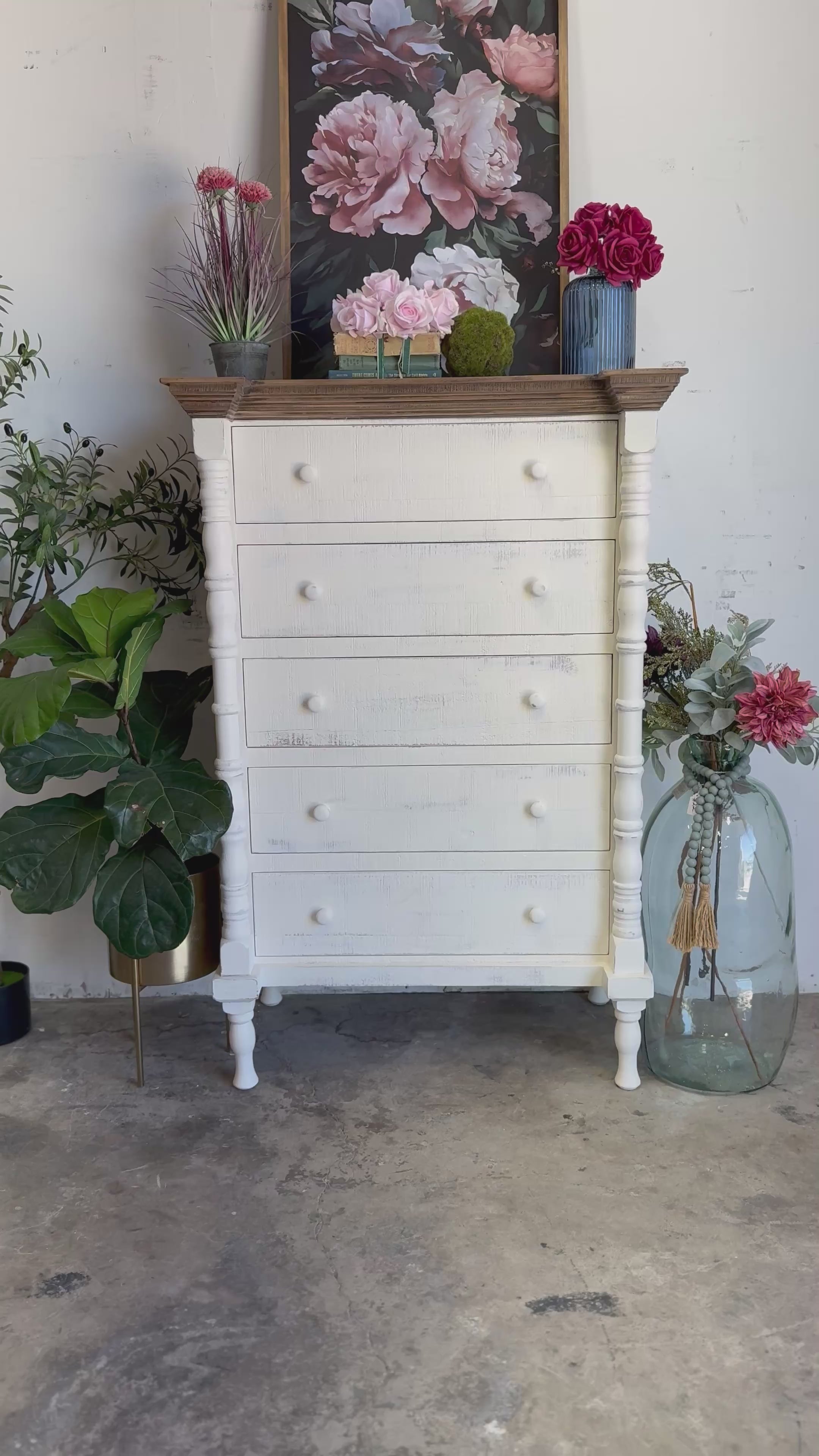 Madison Chest of Drawer-Creamy Linen™/Sandstone