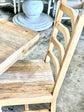 Trestle Table, 4 Wooden Chairs, Bench