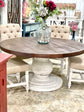 Rock Valley 60" Round Table- Two-Toned