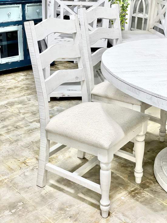 Bonanza Dining Chair- Light Beige Upholstery