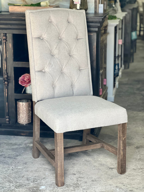 Aruba Upholstered Dining Chair-Ivory