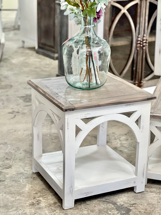 Arche Side Table- Two-Toned