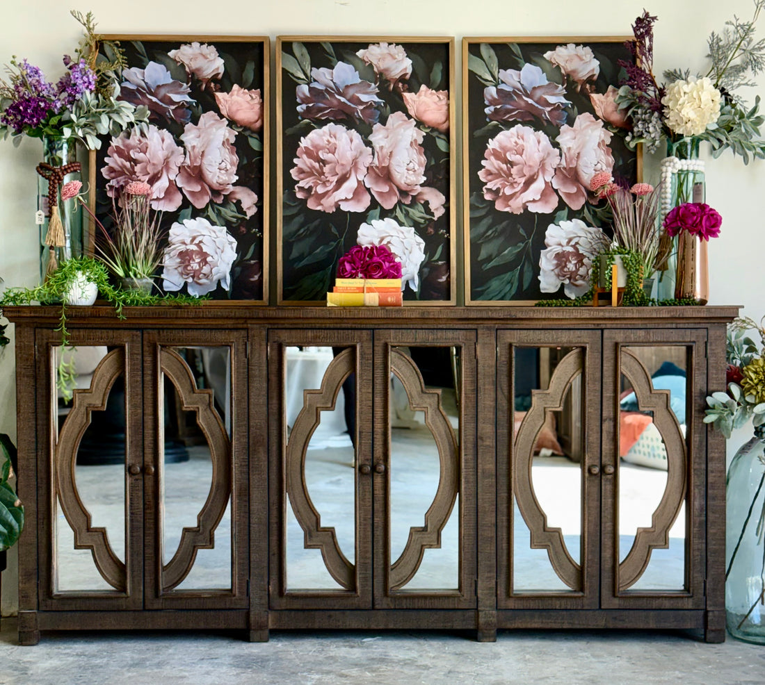 Morgan 6 Door Console-Honeywood