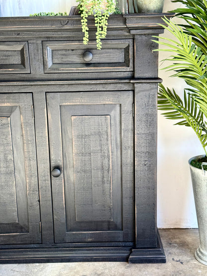 Savannah Sideboard-Handrubbed Black