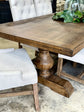 Hannah 7 Foot Dining Table Set With Chairs-Honeywood