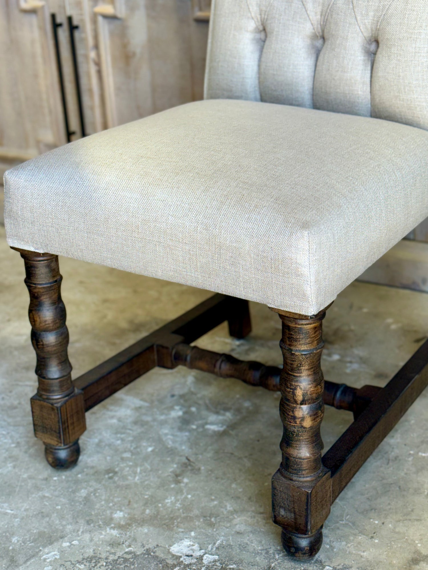 Hannah 7 Foot Dining Table Set With Chairs-Honeywood™