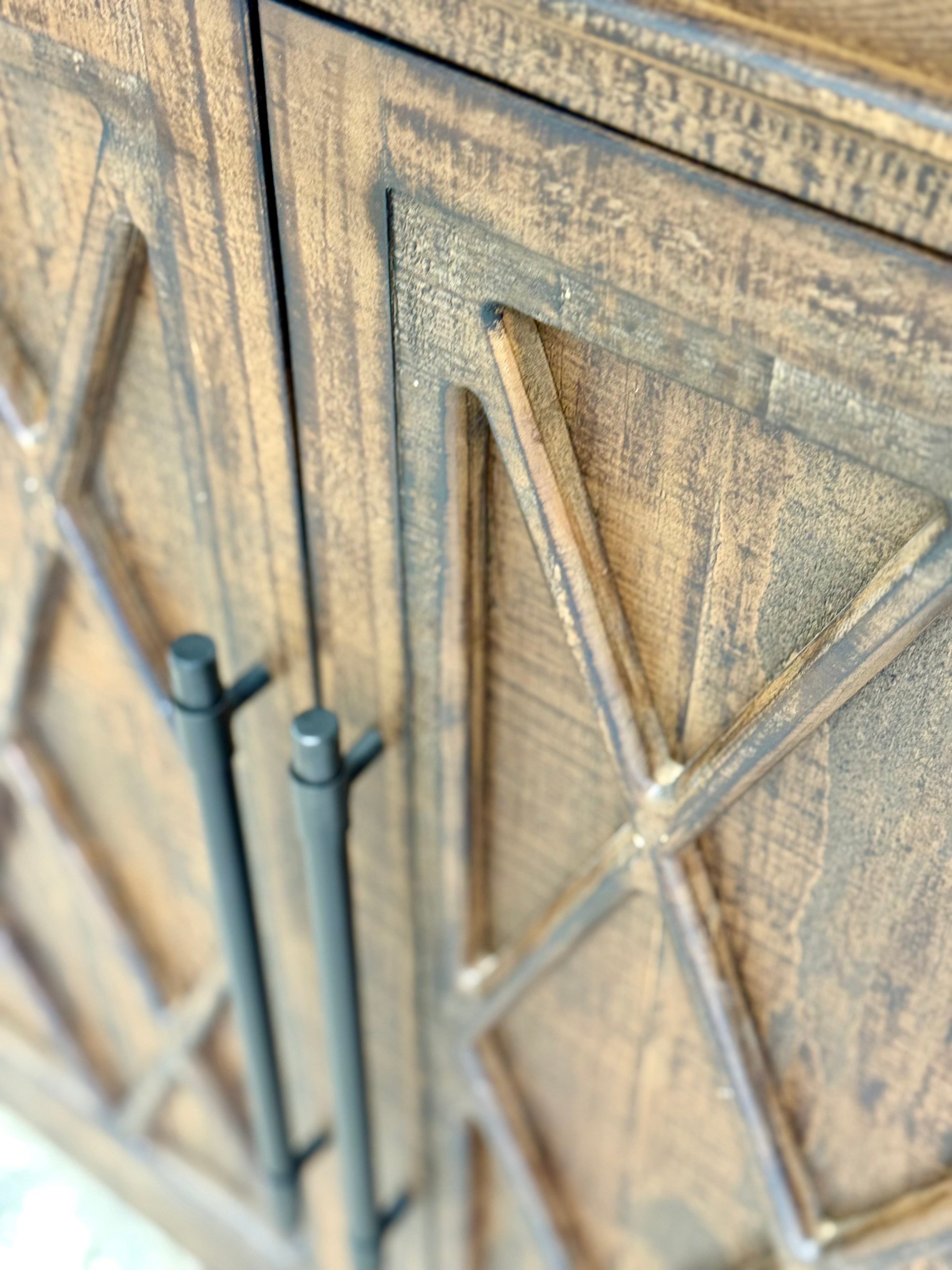 Grace 2 Door Cabinet-Pecan