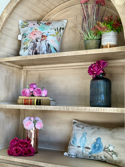 Melody Domed Vitrine-Sandstone/Dove