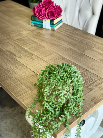 Harpwell  Desk-White Wheat/Dove