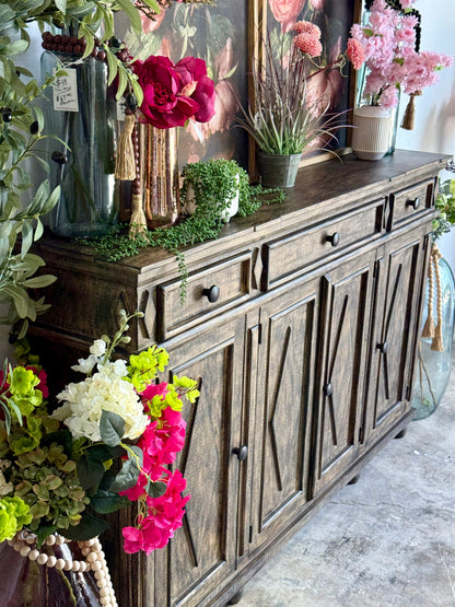 Julia 4 Door Console-Pecan™