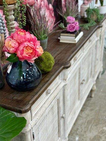 Celine 4 Door Console-Toasted Wheat/Honeywood™