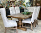 Hannah 7 Foot Dining Table Set With Chairs-Honeywood